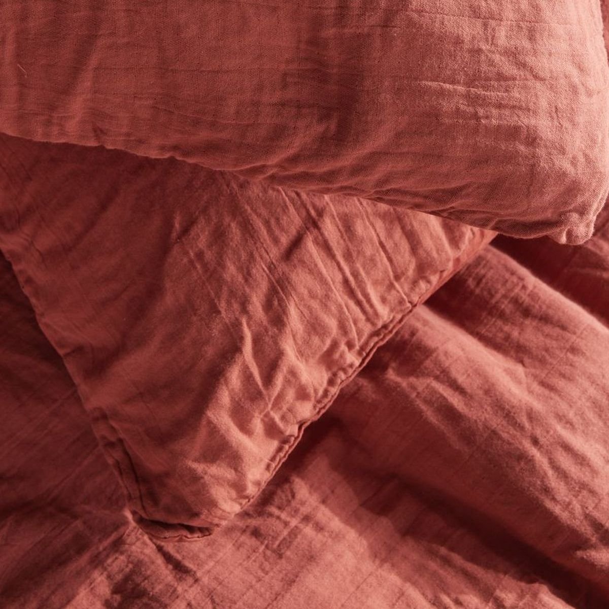 Cotton bedding set TODAY LINGE DE MAISON Red