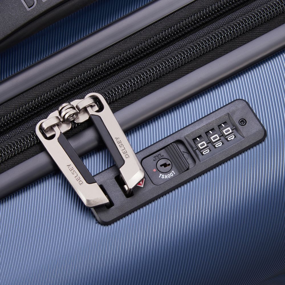 Rigid cabin suitcase DELSEY PARIS Blue