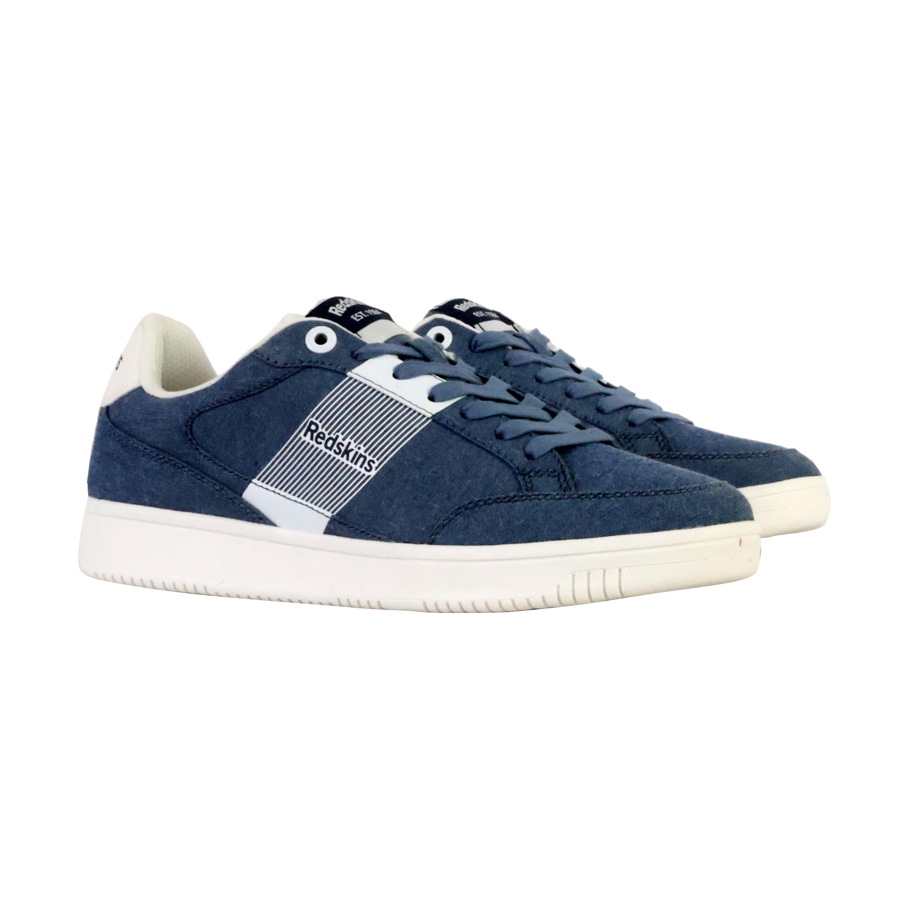 Glamorous lace-up basket REDSKINS Blue