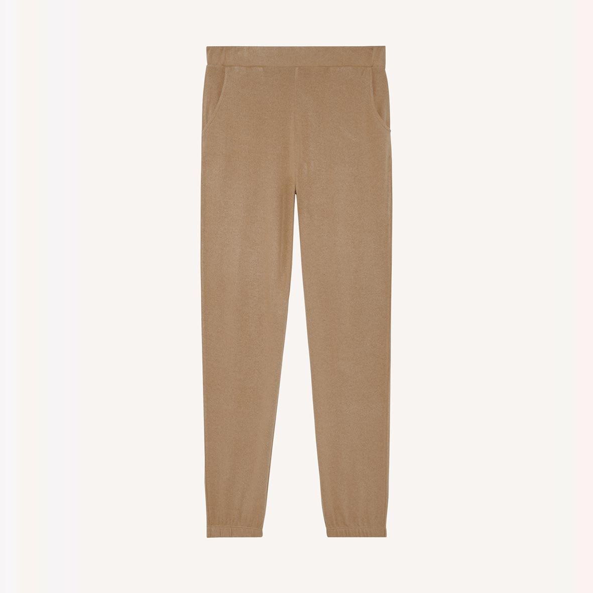 Straight cut fluid trousers PASSIONATA Brown