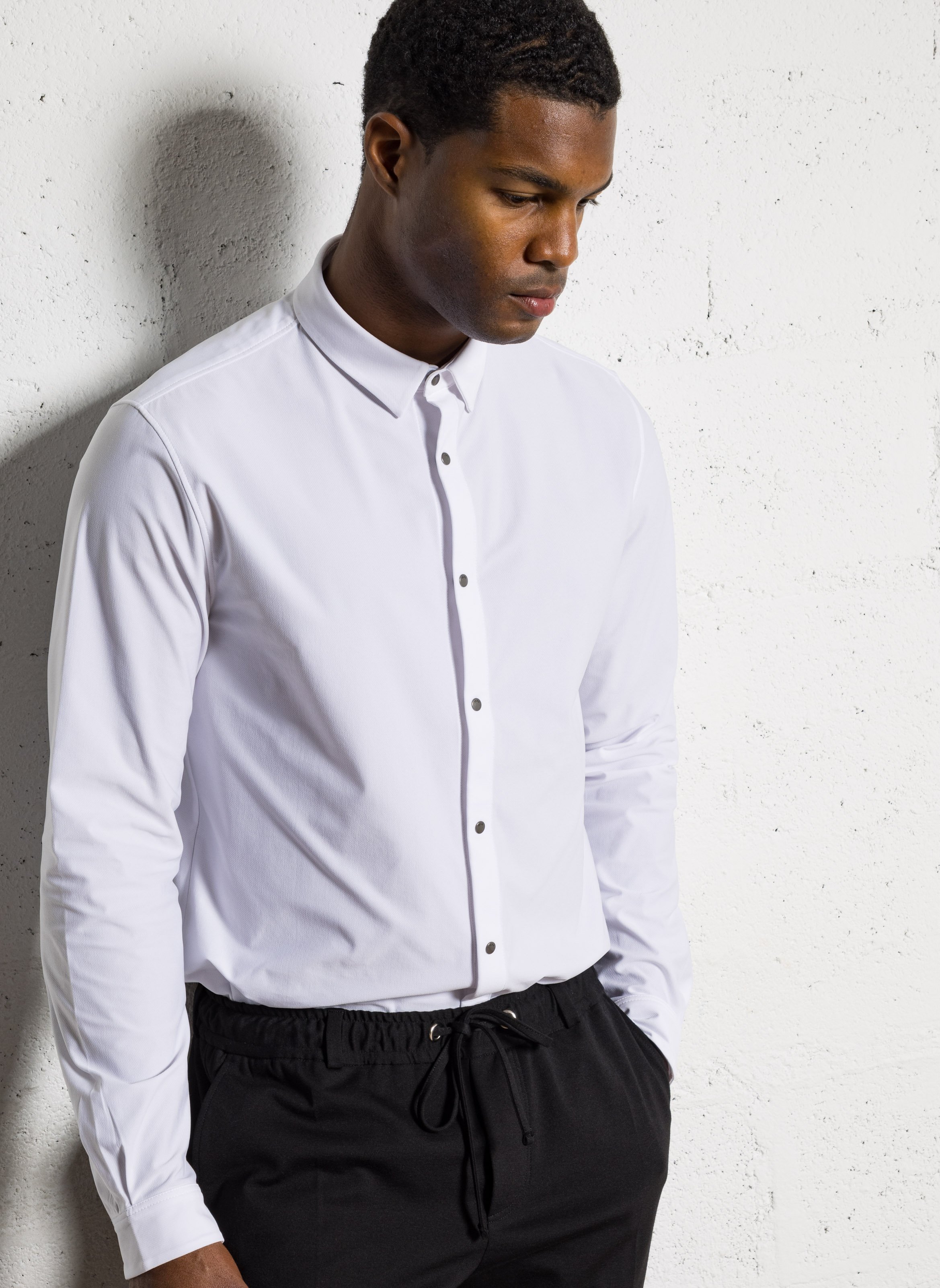 Chemise col classique IKKS White