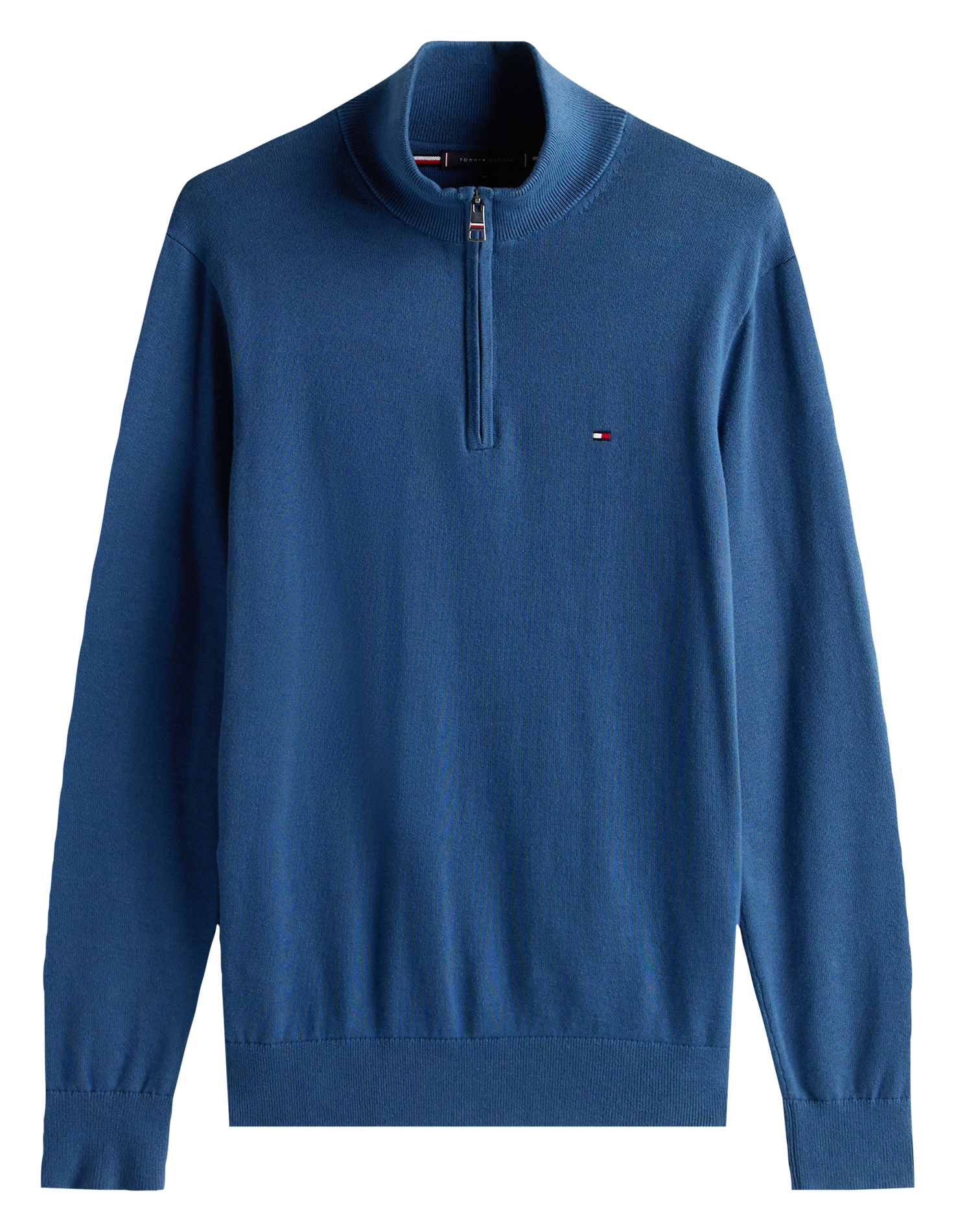 Straight cotton sweater TOMMY HILFIGER Blue