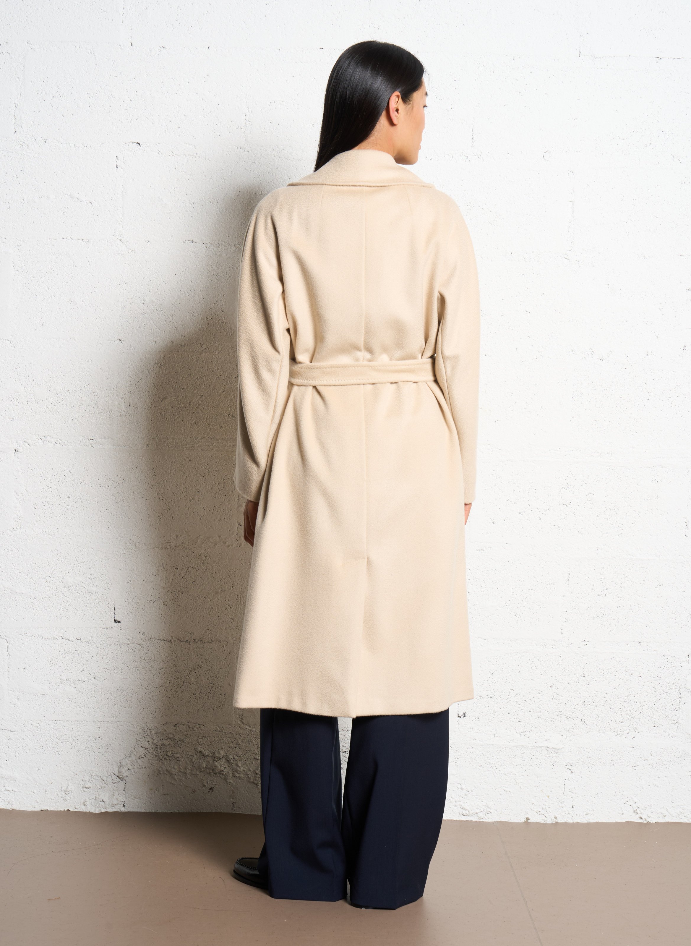 Coat with tailored collar MAX MARA WEEK END White