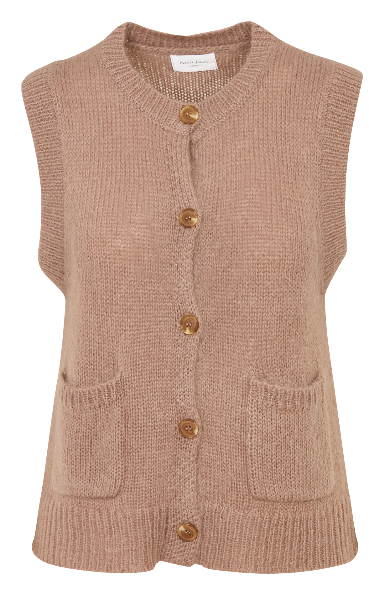 Alpaca wool sweater BELLA JONES Brown