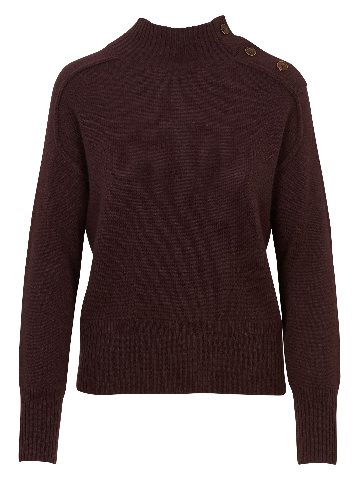 Cashmere high-neck sweater MAISON 123 Purple