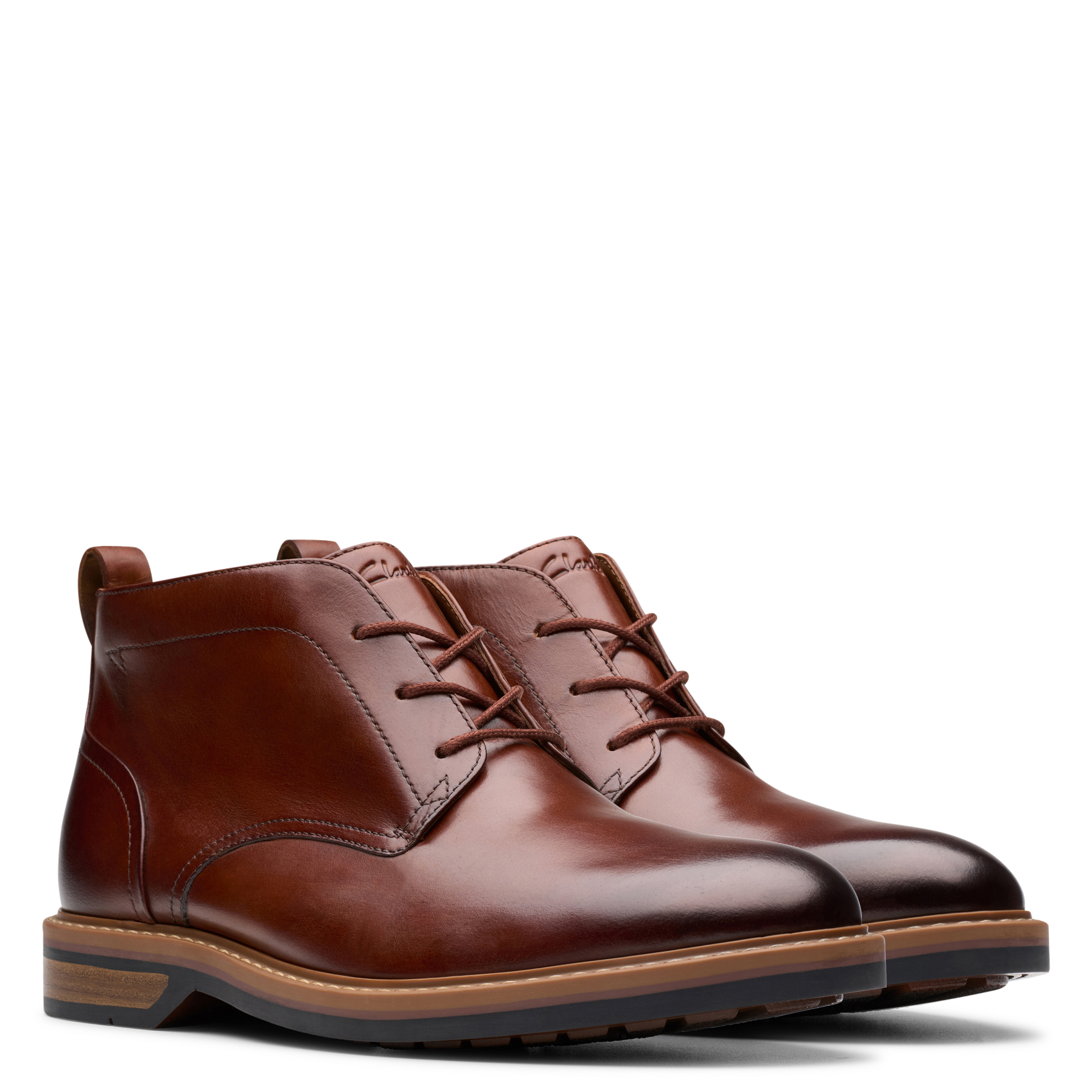 Albert leather boots CLARKS Brown