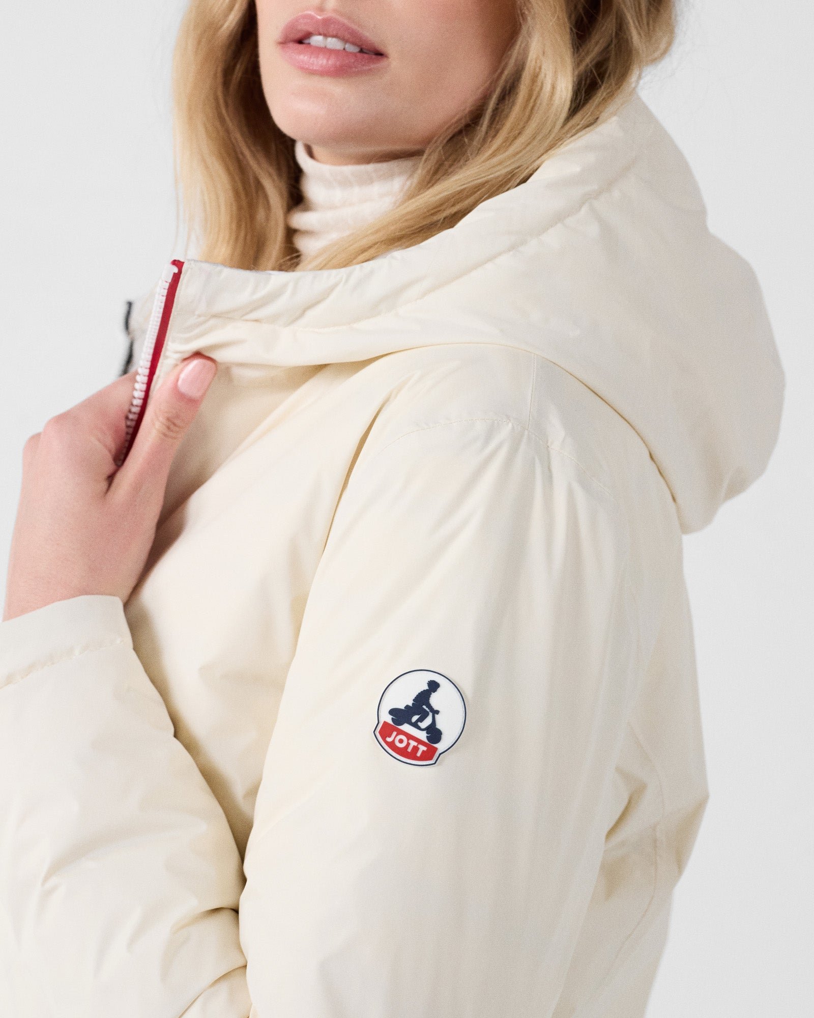 Reversible jacket natural/ice grey bergamot JOTT White