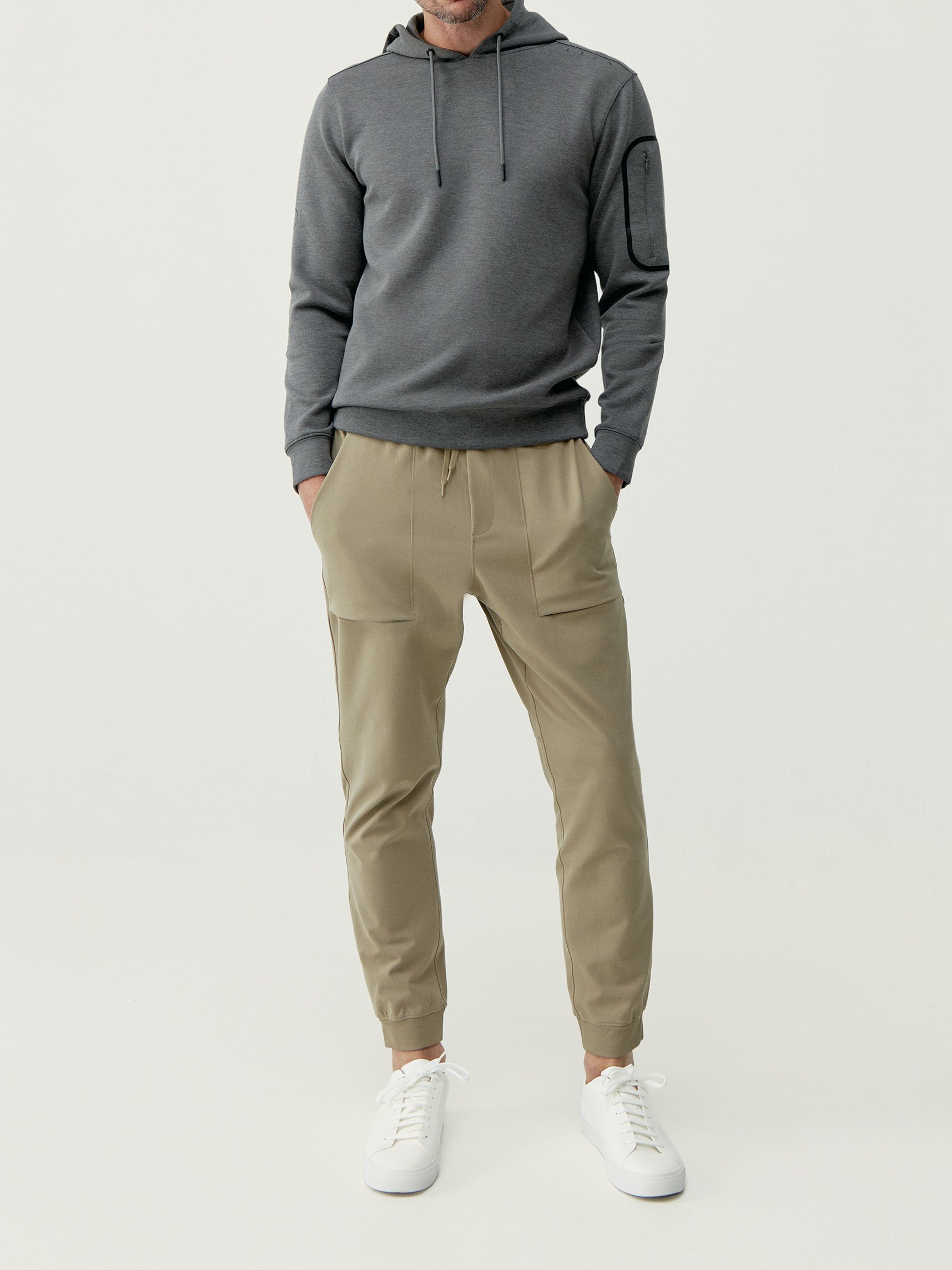 Performance athleisure sports pants BORN LIVING YOGA Beige