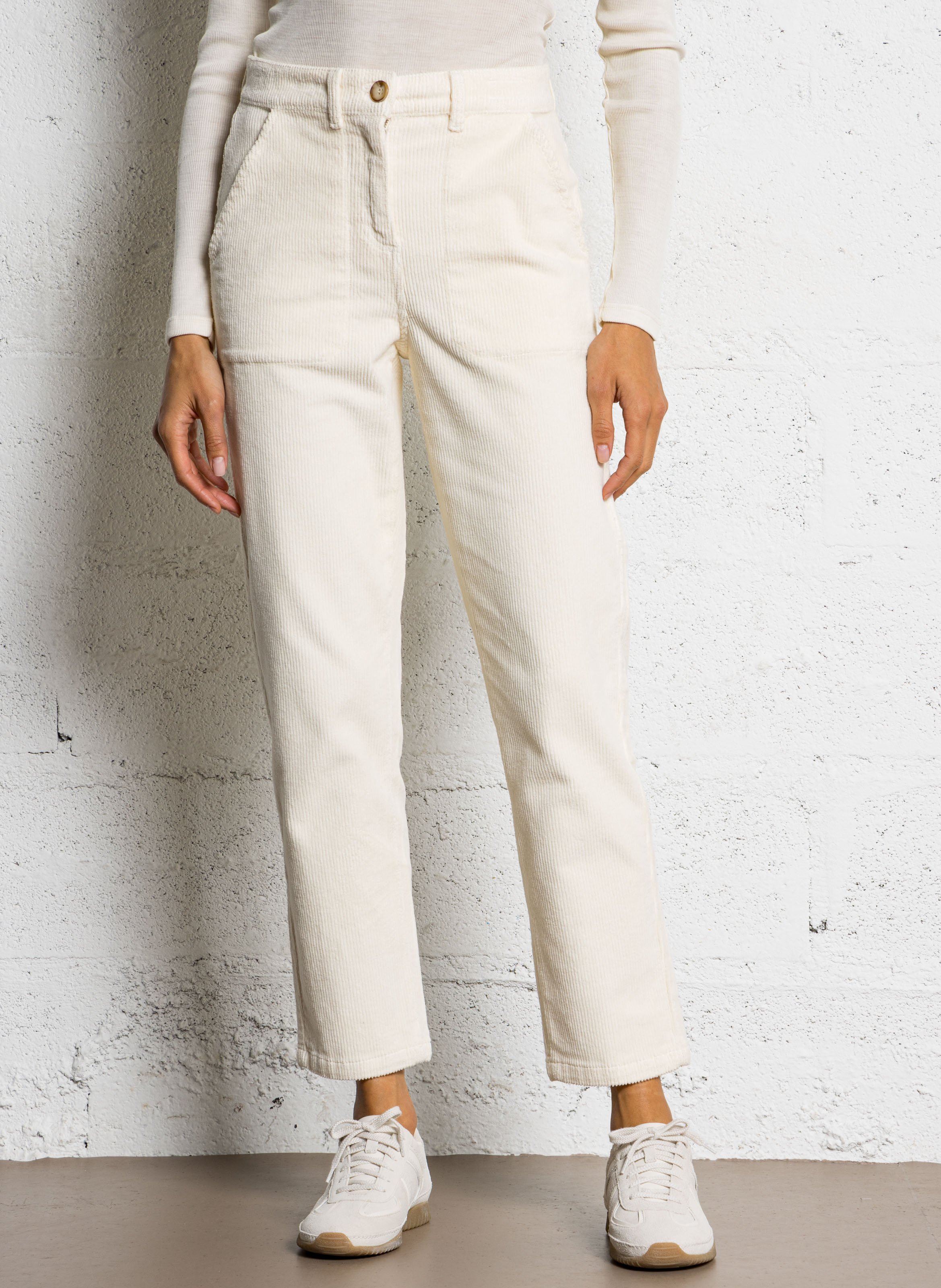 Corduroy carrot pants ARMOR LUX Beige