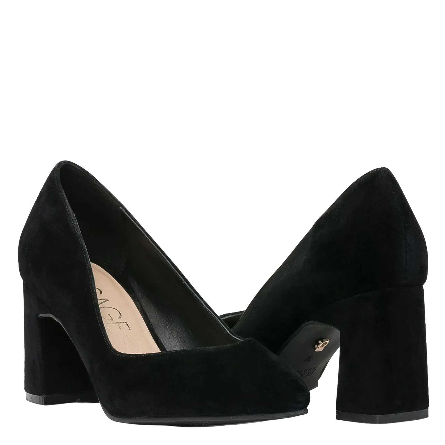 Suede high heels BOCAGE Black