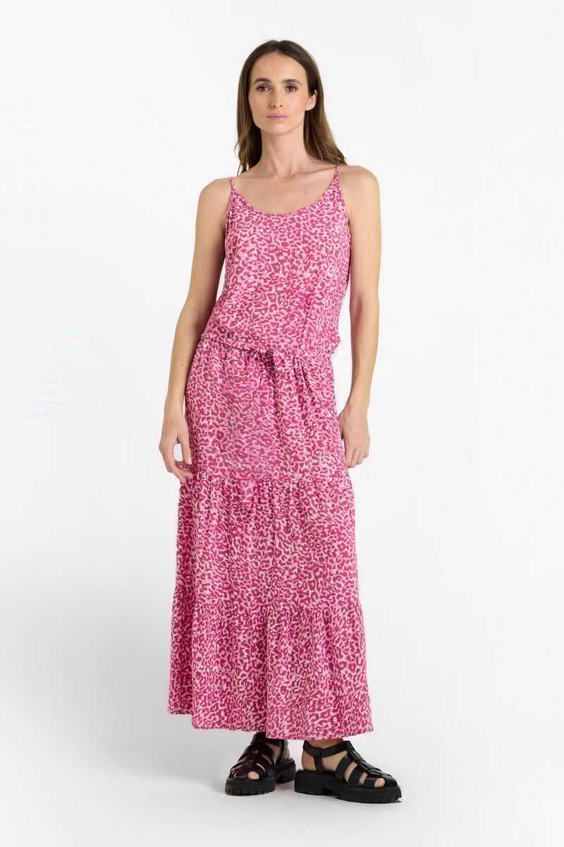 Long straight dress LE TEMPS DES CERISES Pink