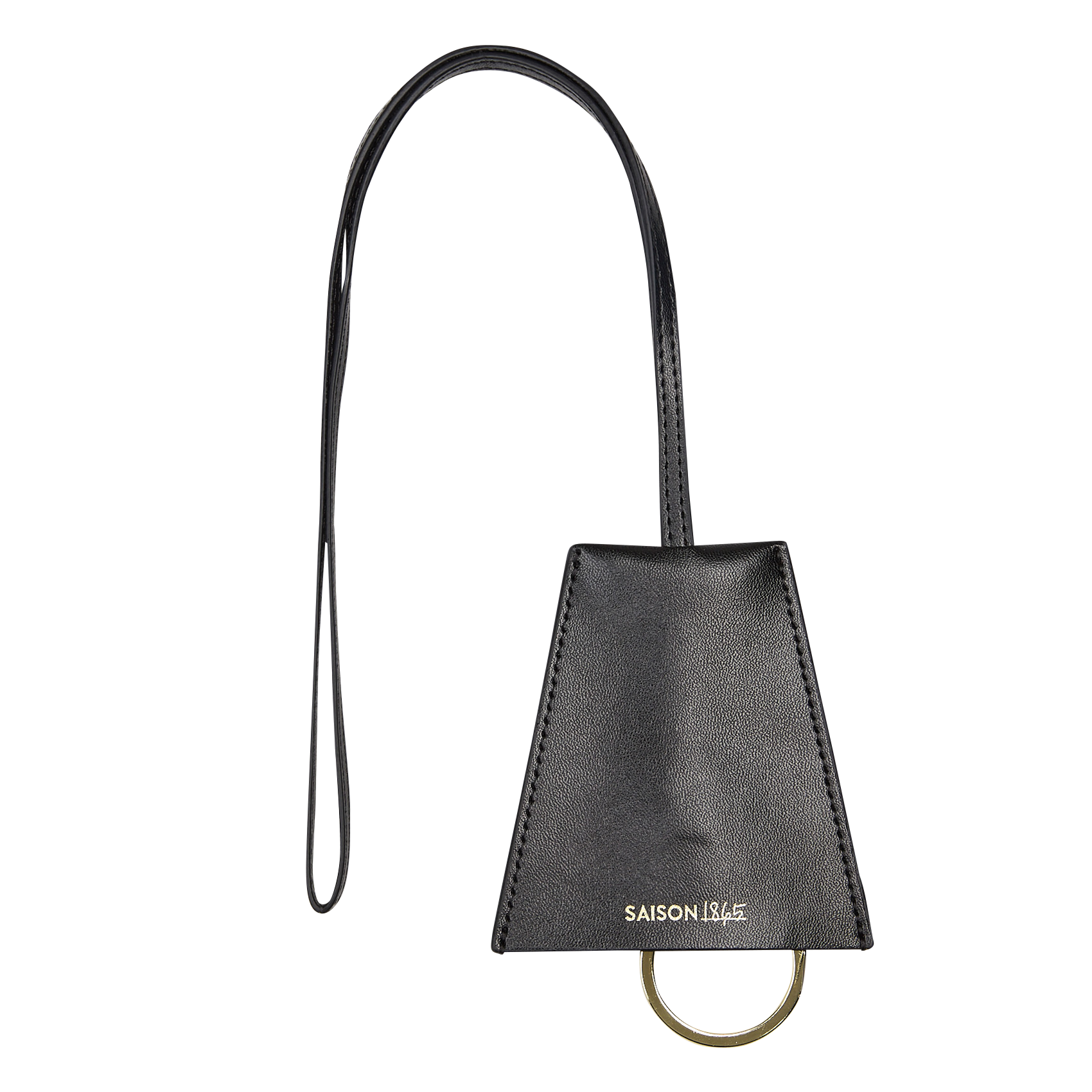 Asia leather keyring SAISON 1865 Black
