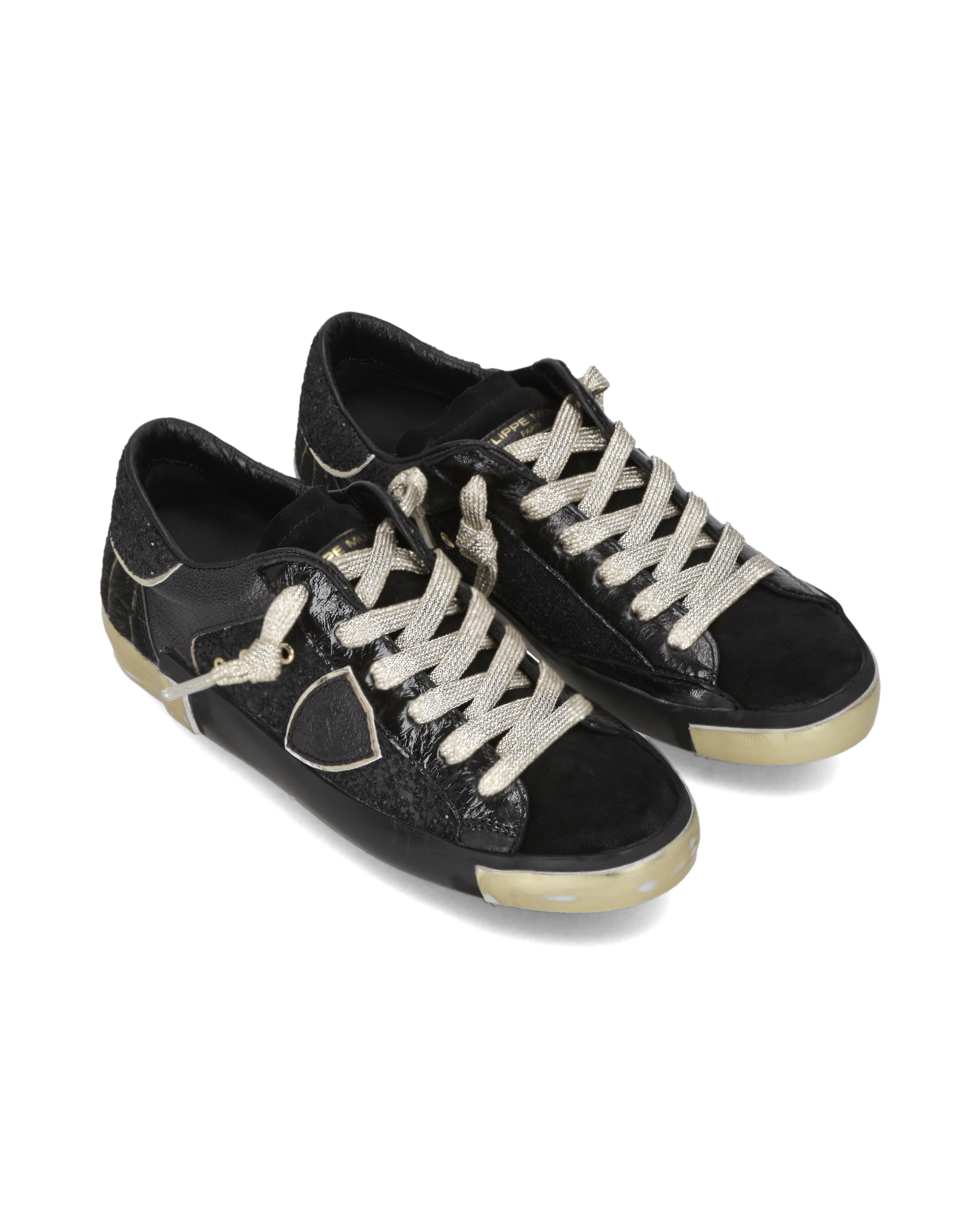 Tennis sneakers. PHILIPPE MODEL Golden