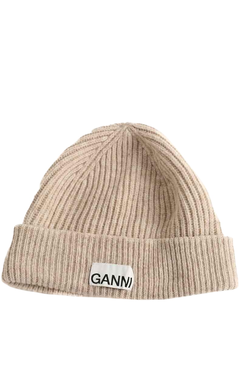 Beanie GANNI - Seconde Main Beige