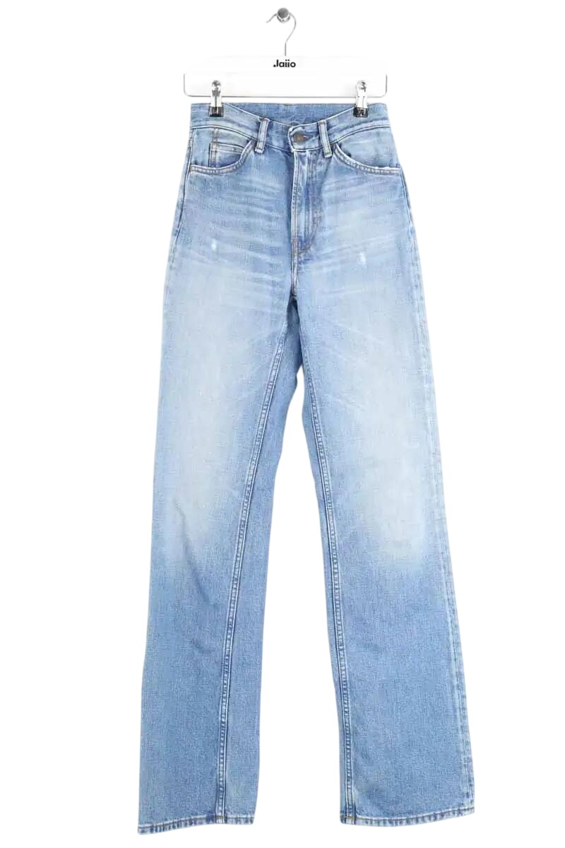 - Straight-leg jeans
- 5 pockets
- Straight cut
- Faded effect ACNE STUDIOS - Seconde Main Blue