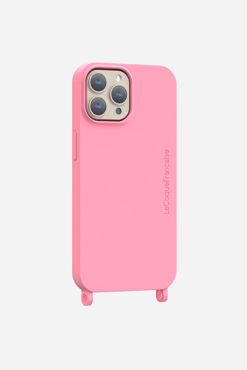 Coque de téléphone soft touch avec anneaux pour iphone 14 pro max LA COQUE FRANCAISE Rose
