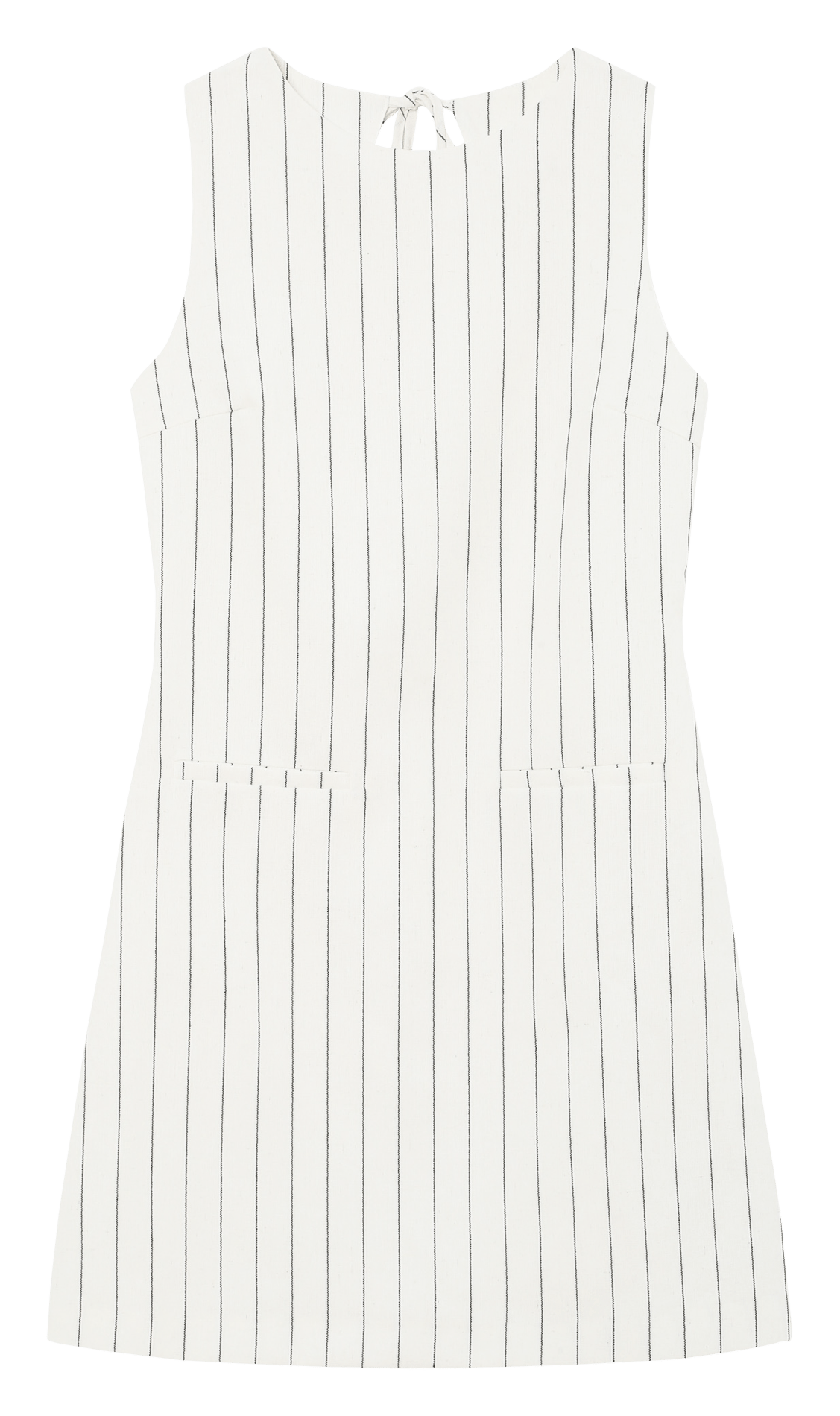 Robe courte col rond GRACE ET MILA White