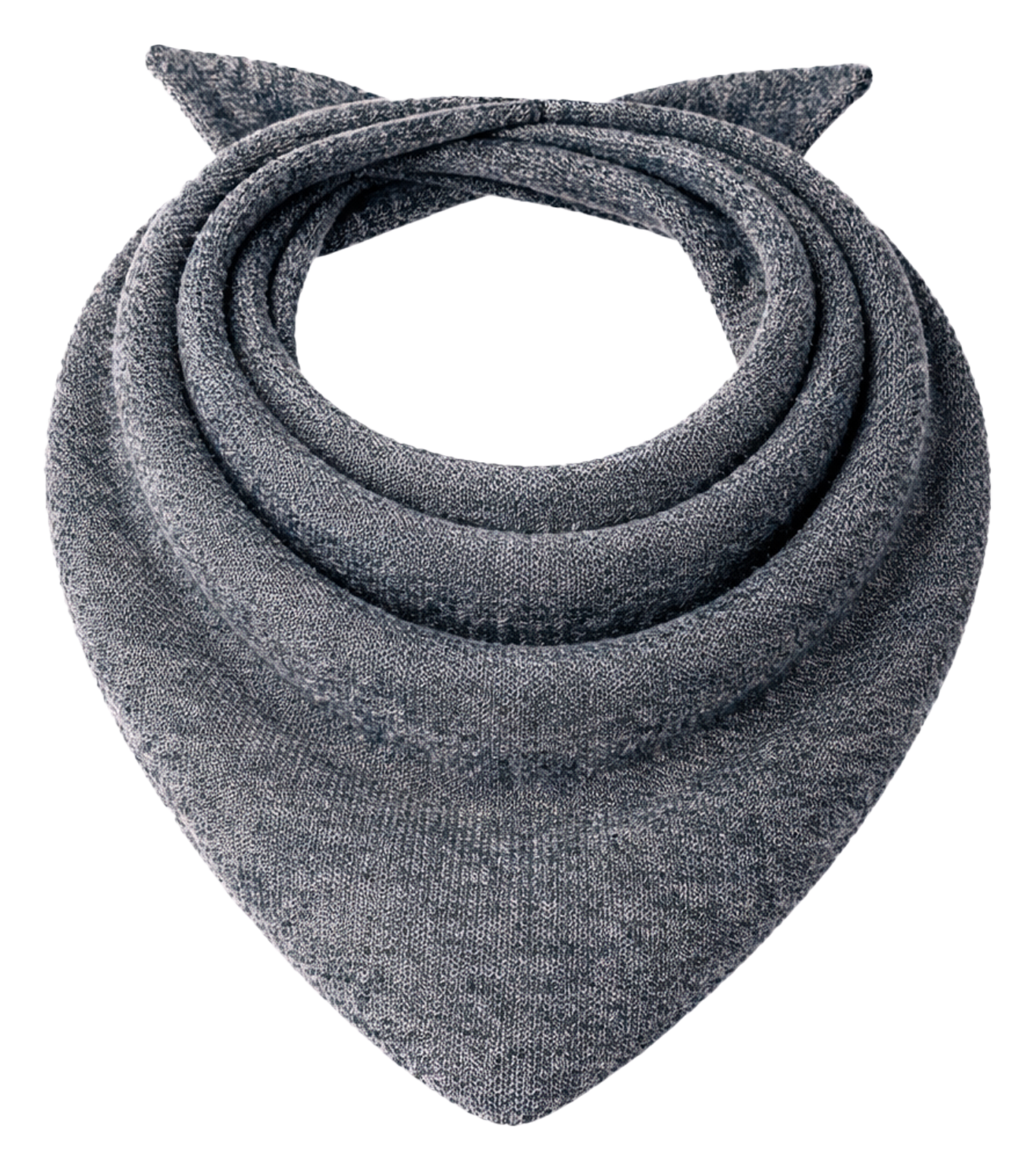 Merino wool and cashmere triangle scarf CEZEMBRE