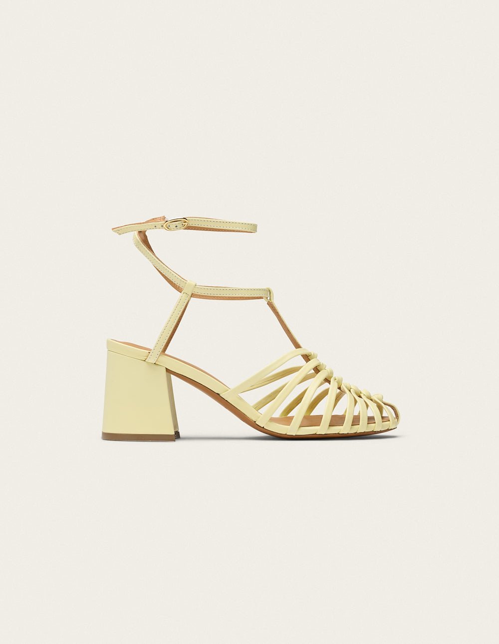 Sandales à talons ODAJE Jaune