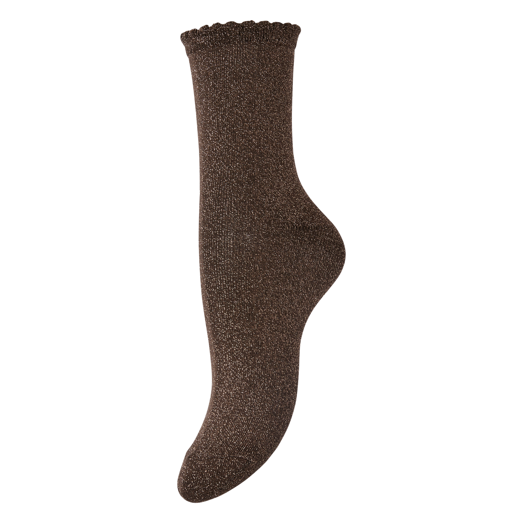 Metallic thread cotton-blend socks PIECES