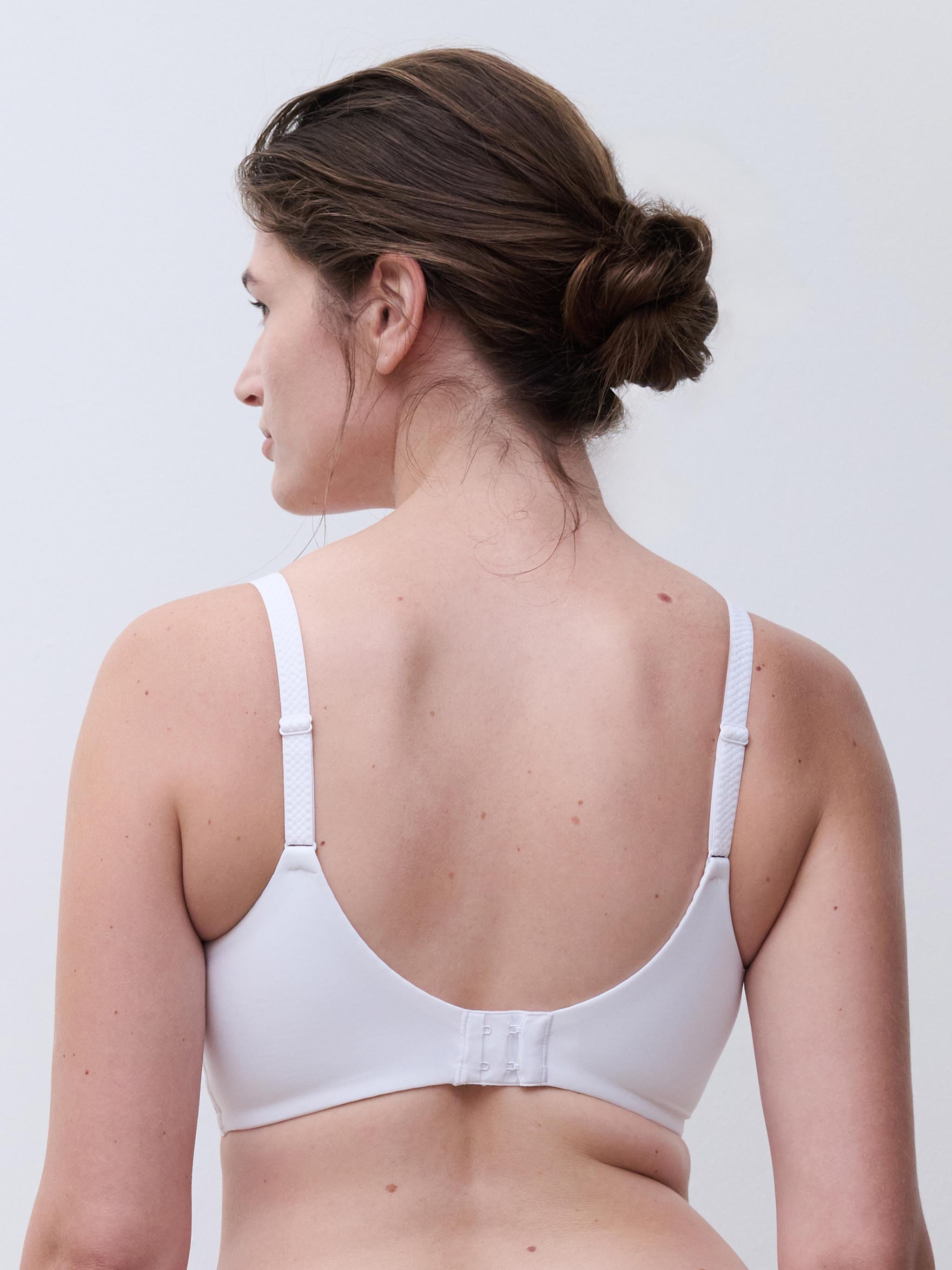 Non-wired support bra with cups | White CHANTELLE Women
