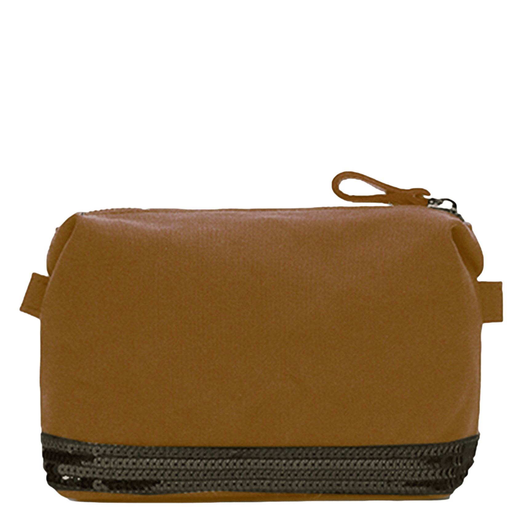 Sequin wash bag VANESSA BRUNO Brown