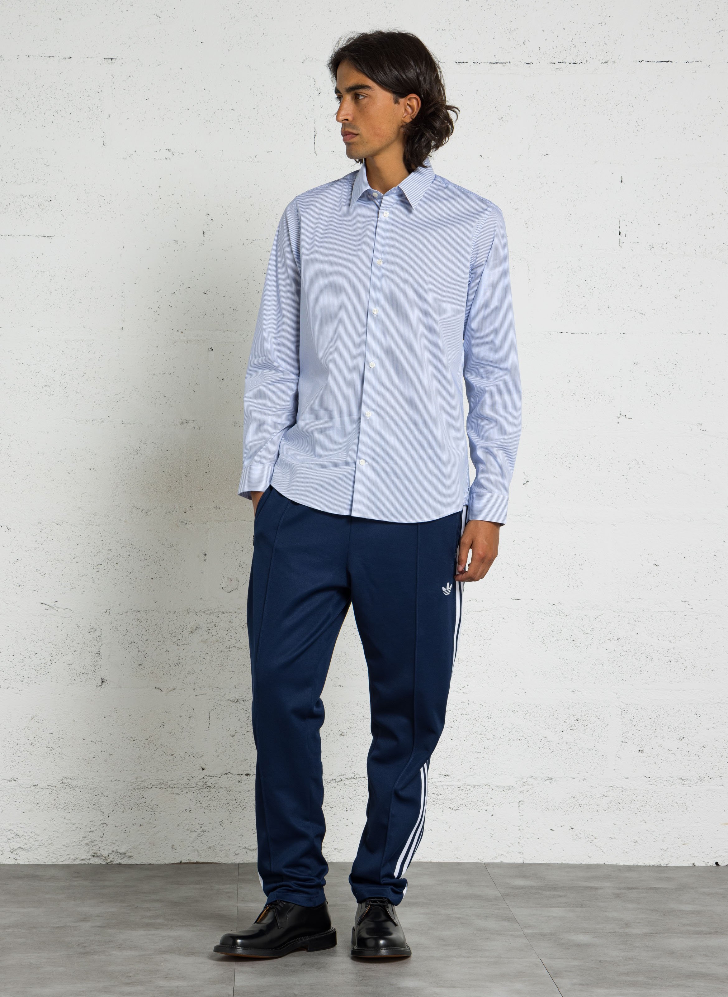 Jogging droit uni ADIDAS Bleu