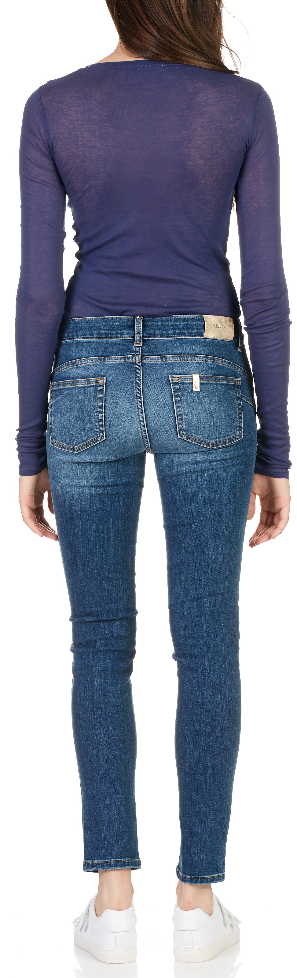 Jean slim bottom-up taille normale LIU JO Jean brut
