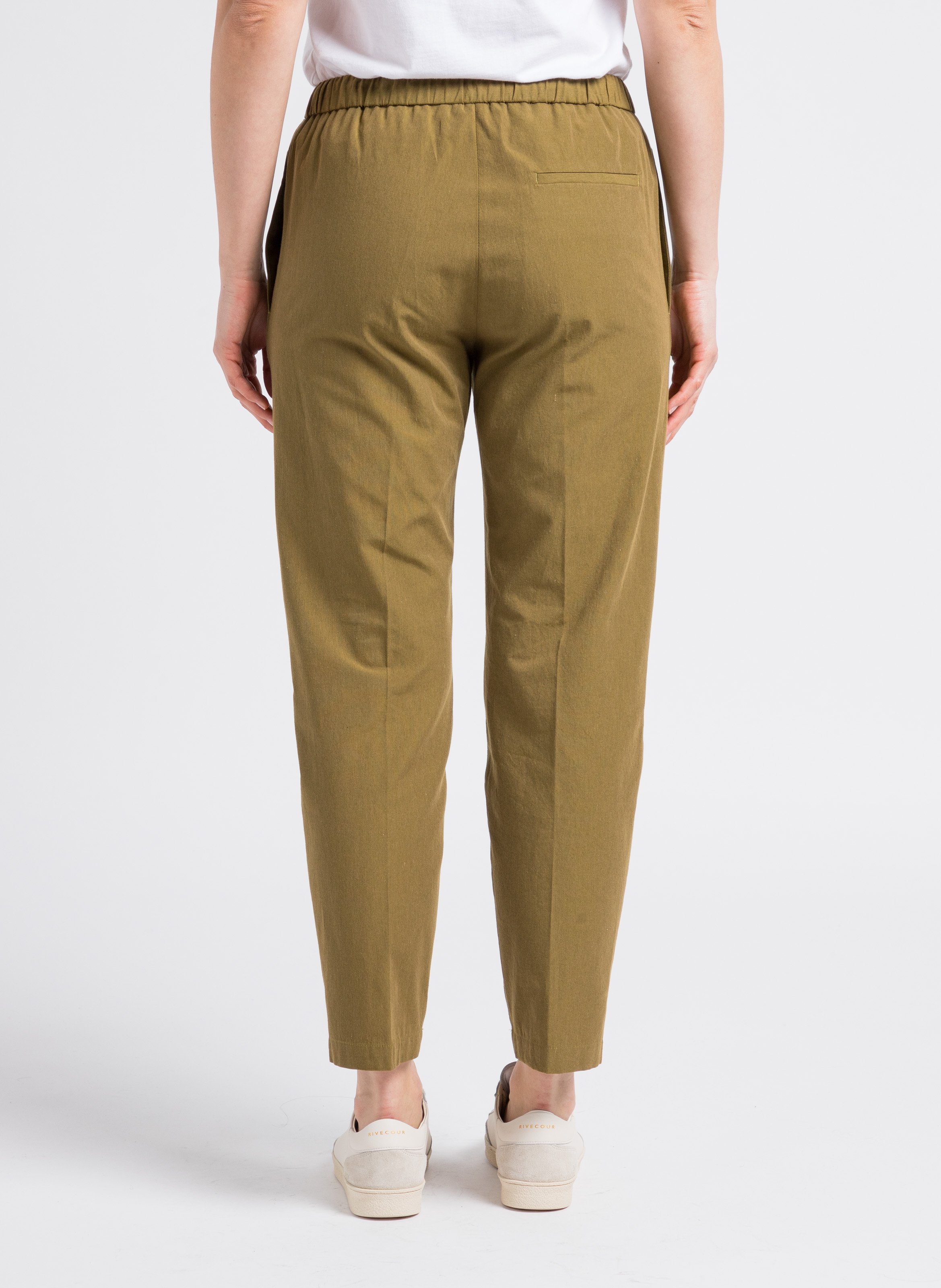 Pantalon droit étroit POMANDERE Vert
