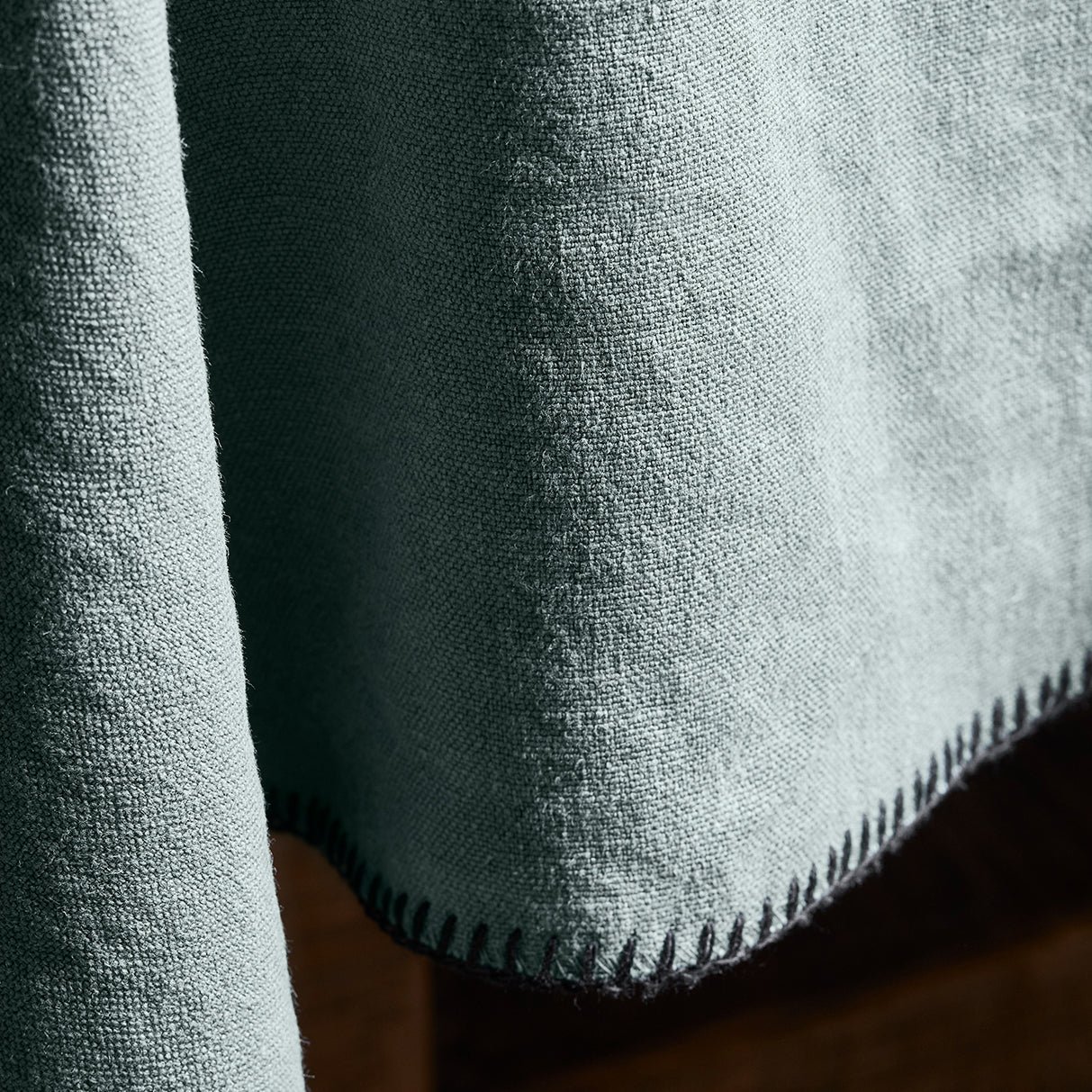 NINO - Rectangular linen tablecloth MADURA Green