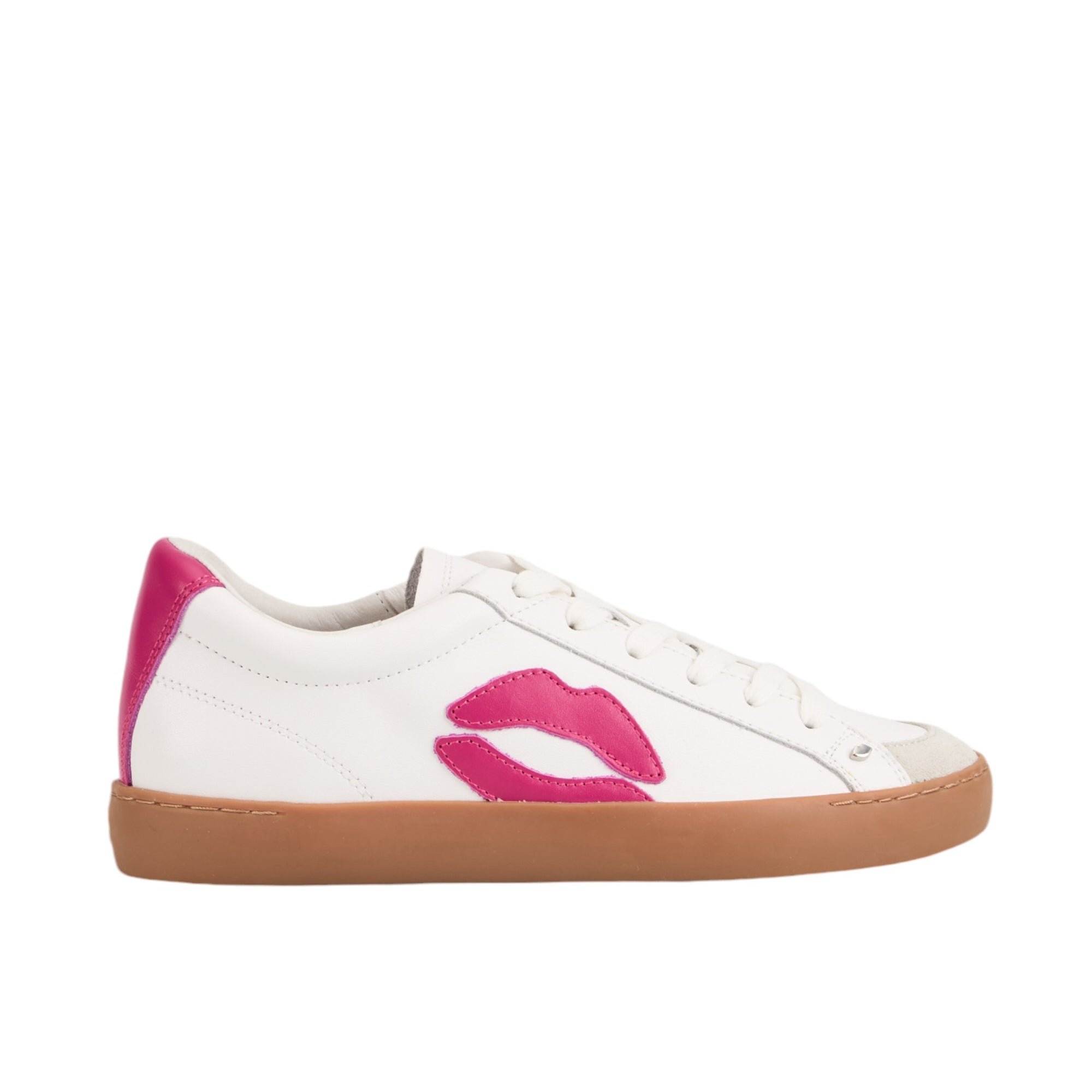 Jimmy leather sneakers BONS BAISERS PARIS White