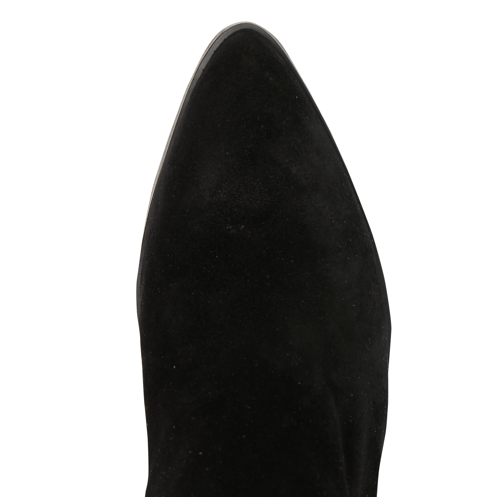 Wildleder-Stiefeletten Schwarz