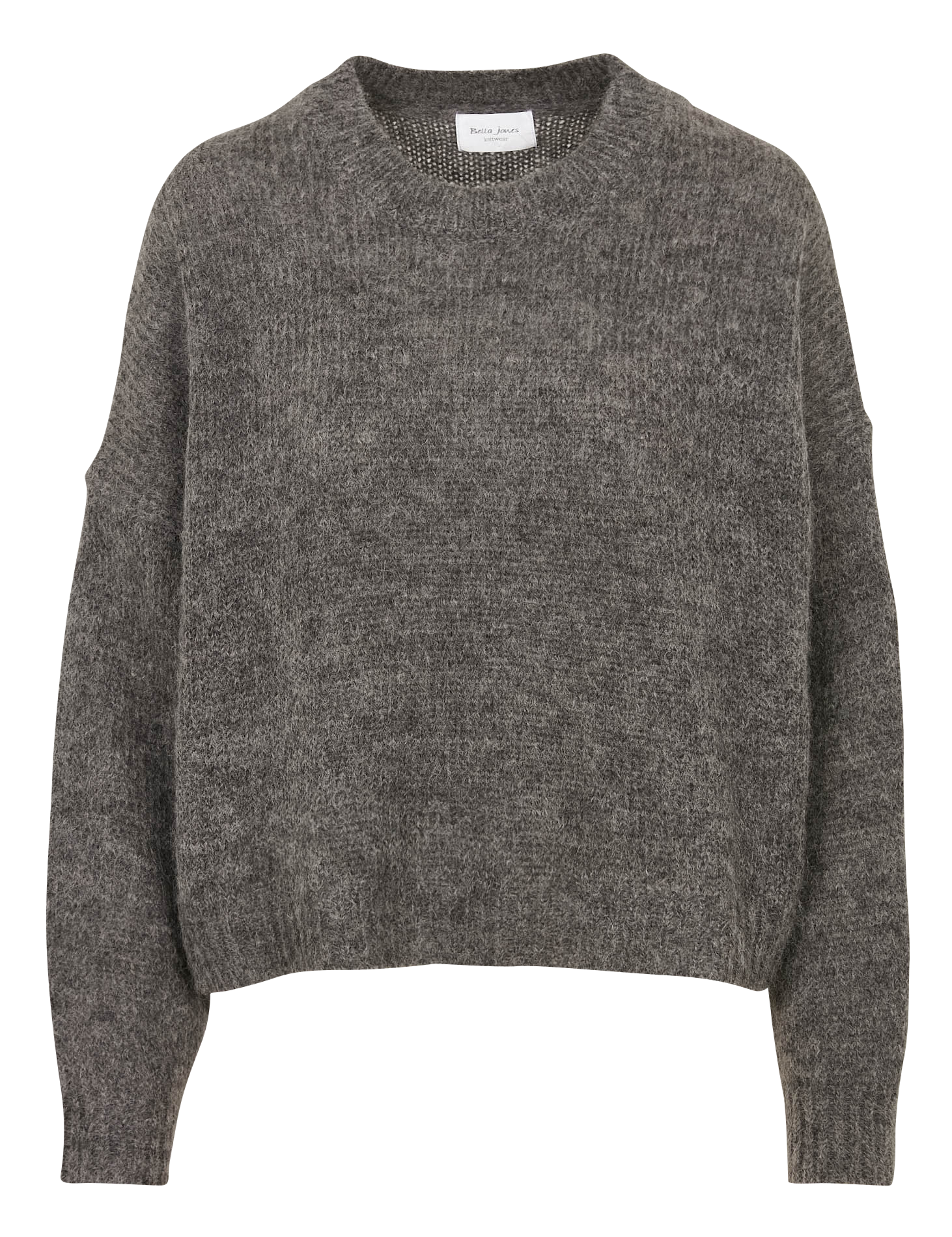 High-neck wool sweater BELLA JONES Grey