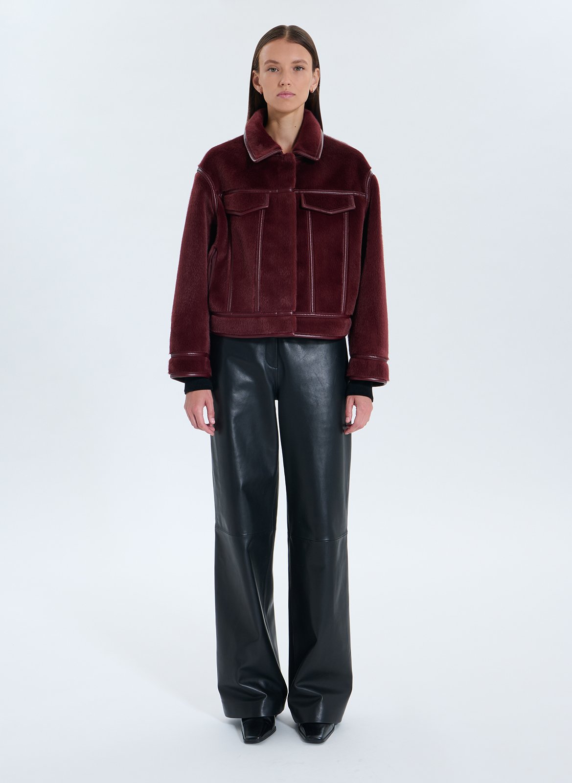 Short reversible oversized jacket ZAPA