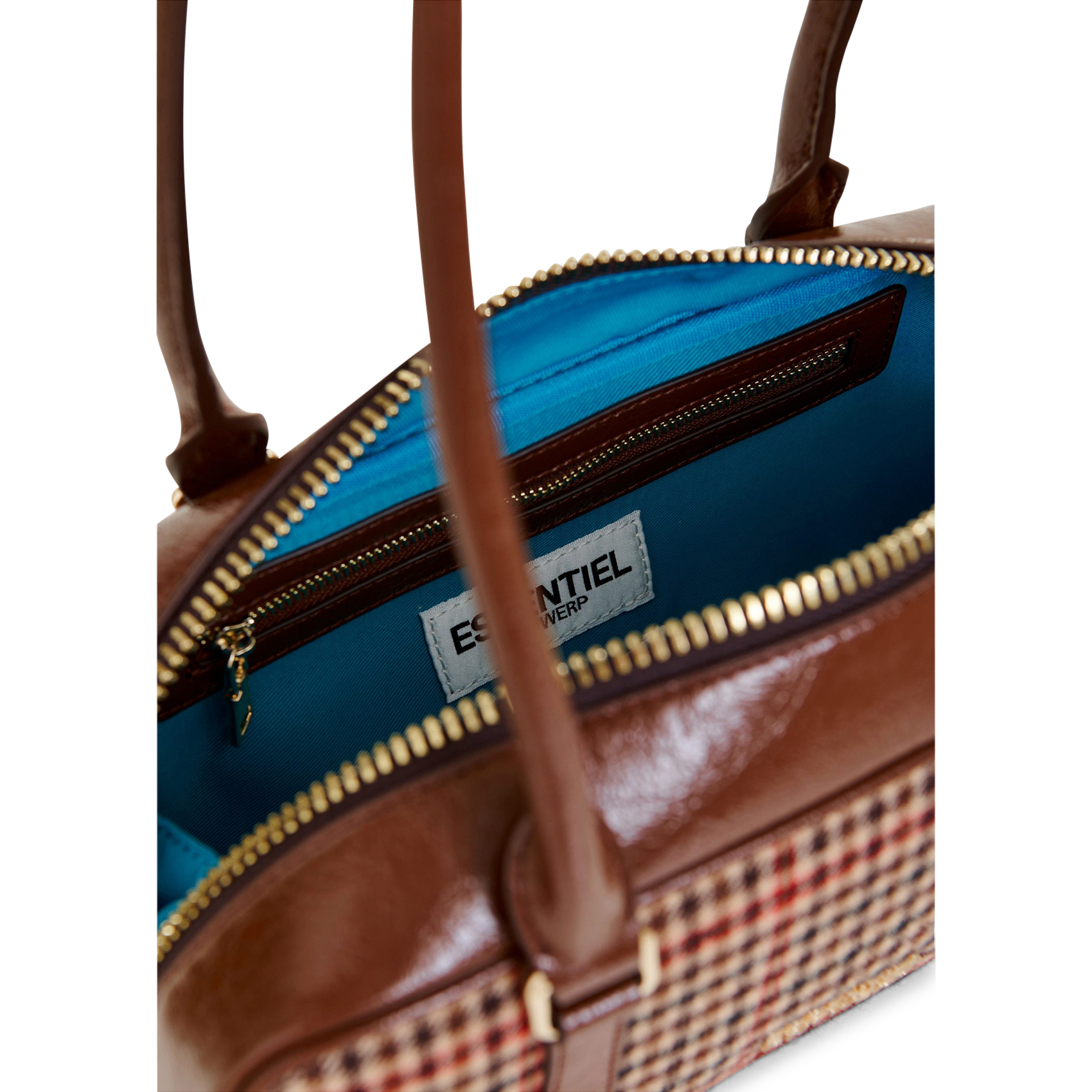 Sac épaule en laine mélangée ESSENTIEL ANTWERP Marron