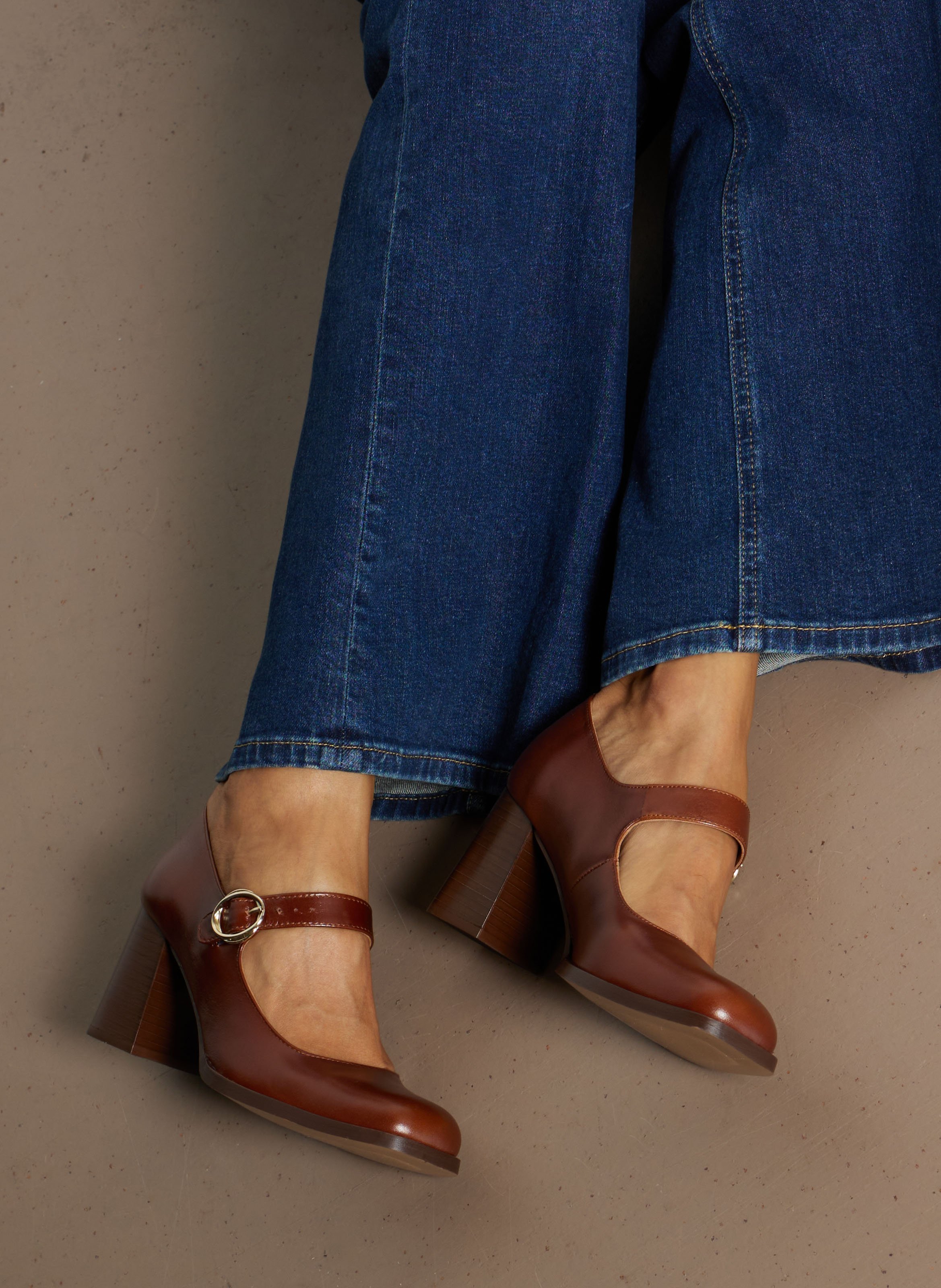 Beyou suede high heels  BOCAGE Brown