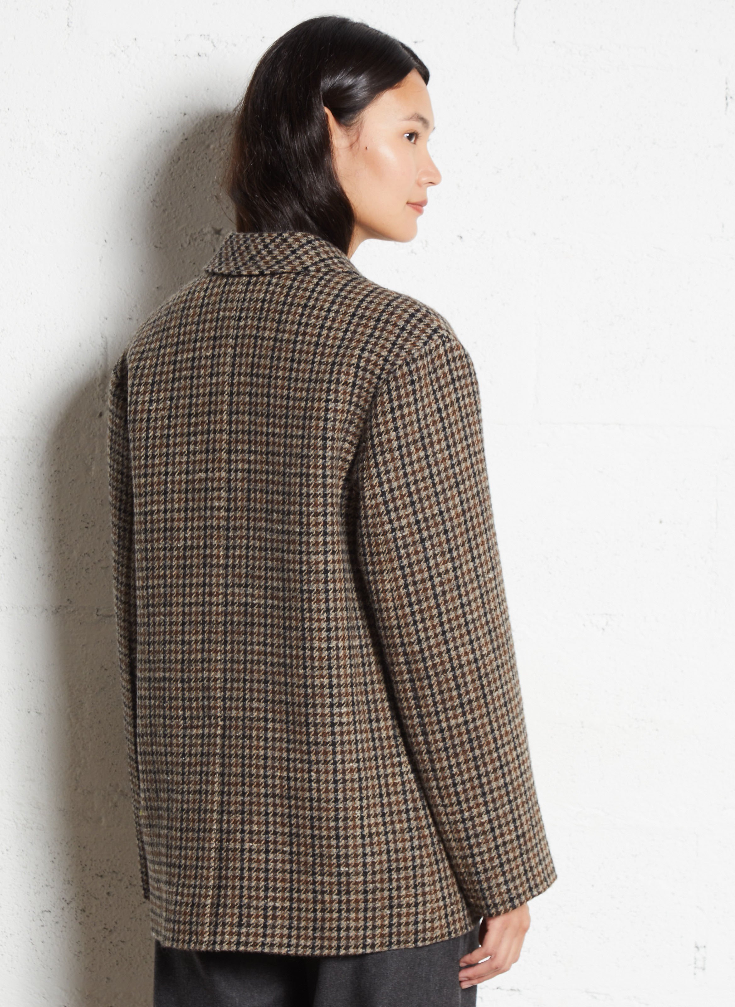 Veste de tailleur en laine vierge mélangée MASSCOB Multicolore