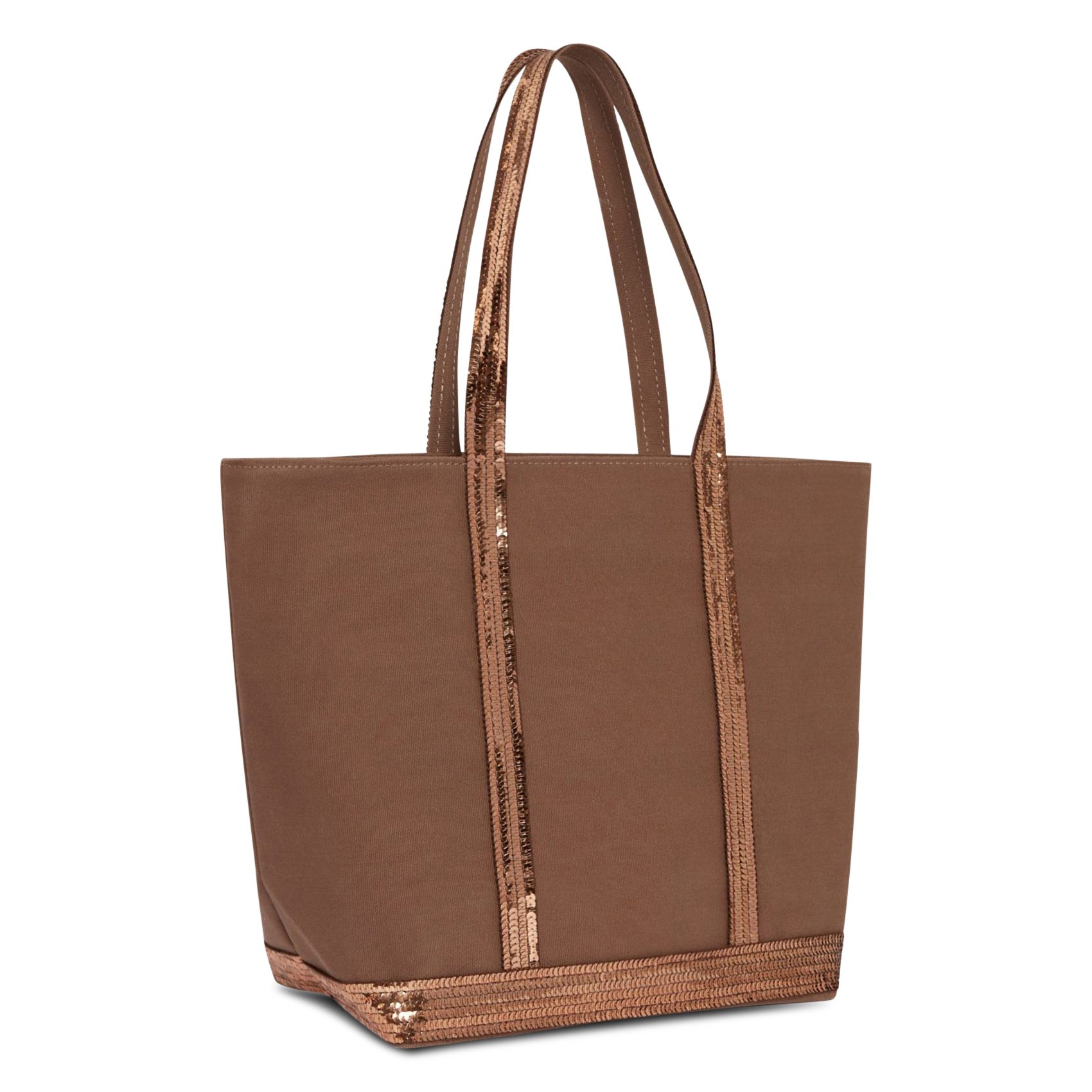 Cotton tote bag VANESSA BRUNO Brown