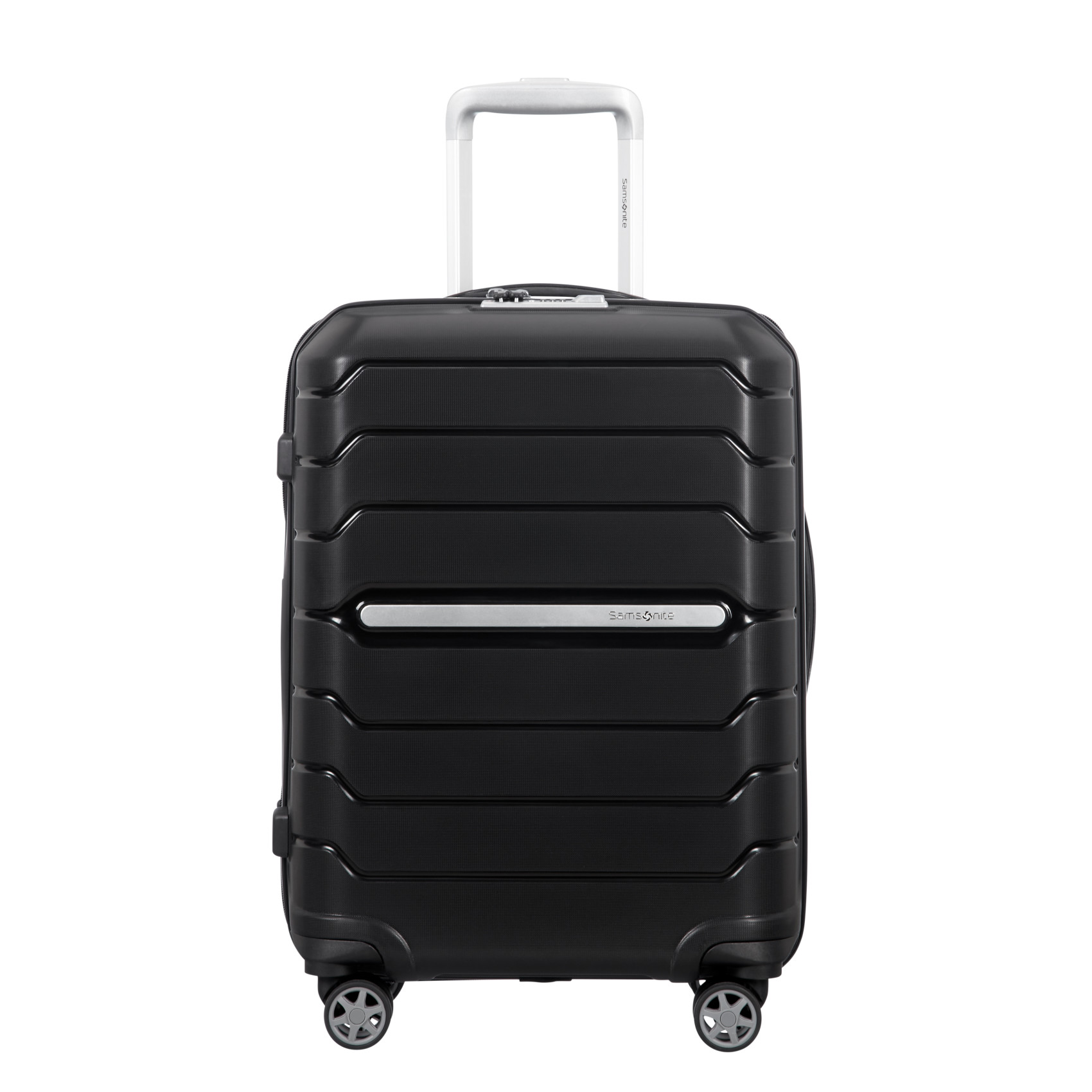 Carry-on suitcase with 4 wheels size S SAMSONITE Black