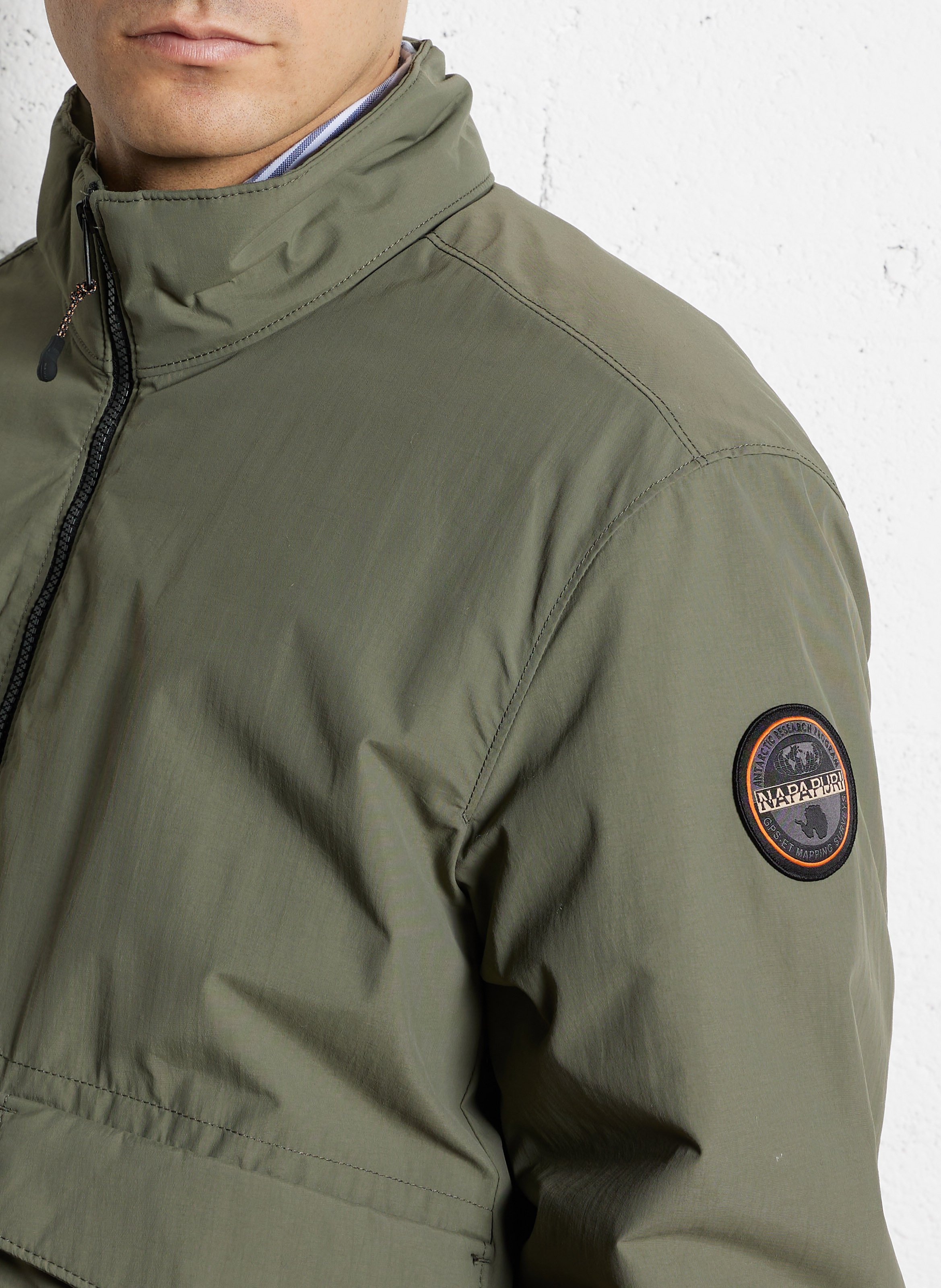 Veste droite col montant NAPAPIJRI Vert