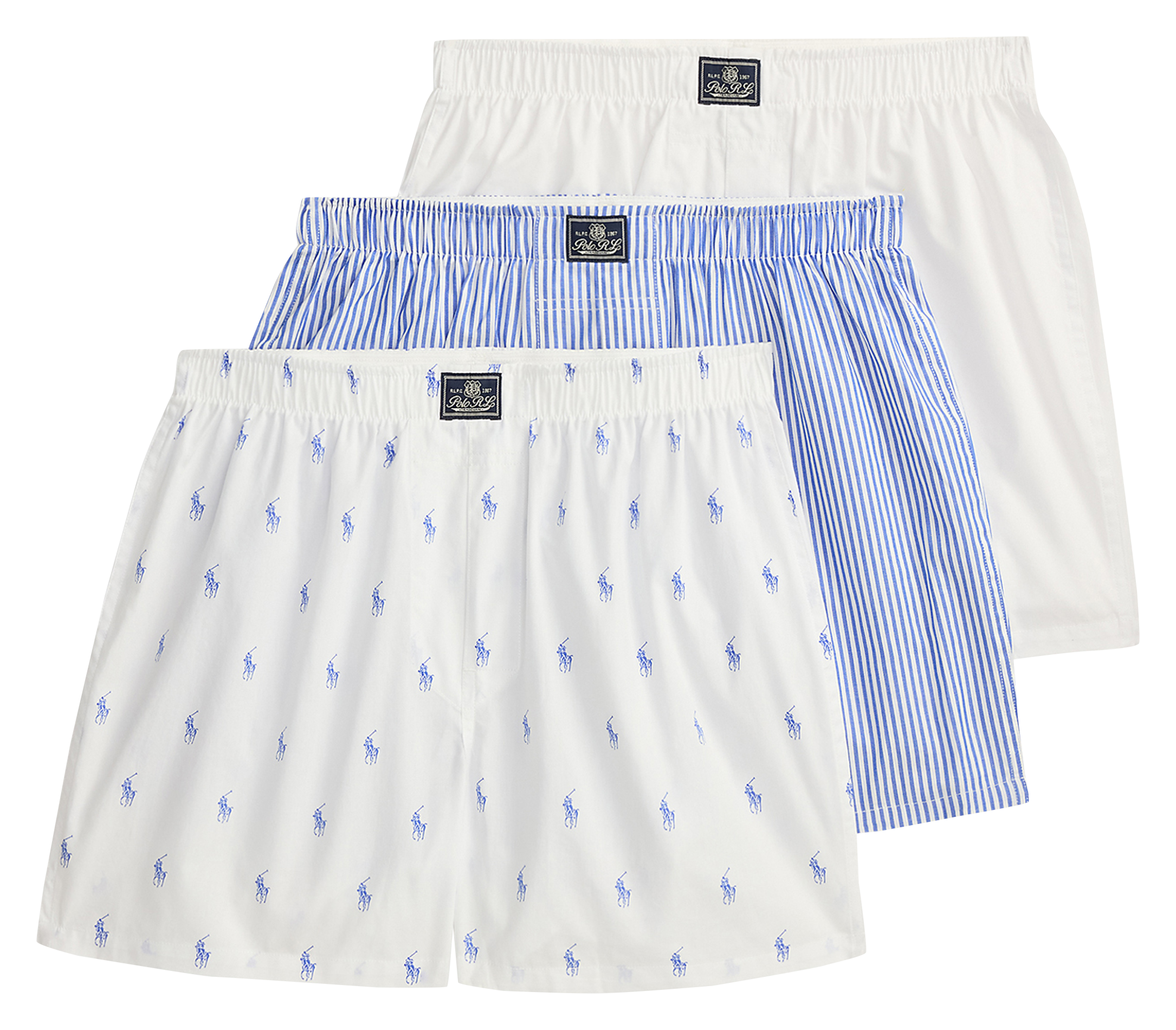 Pack of 3 cotton boxer shorts POLO RALPH LAUREN