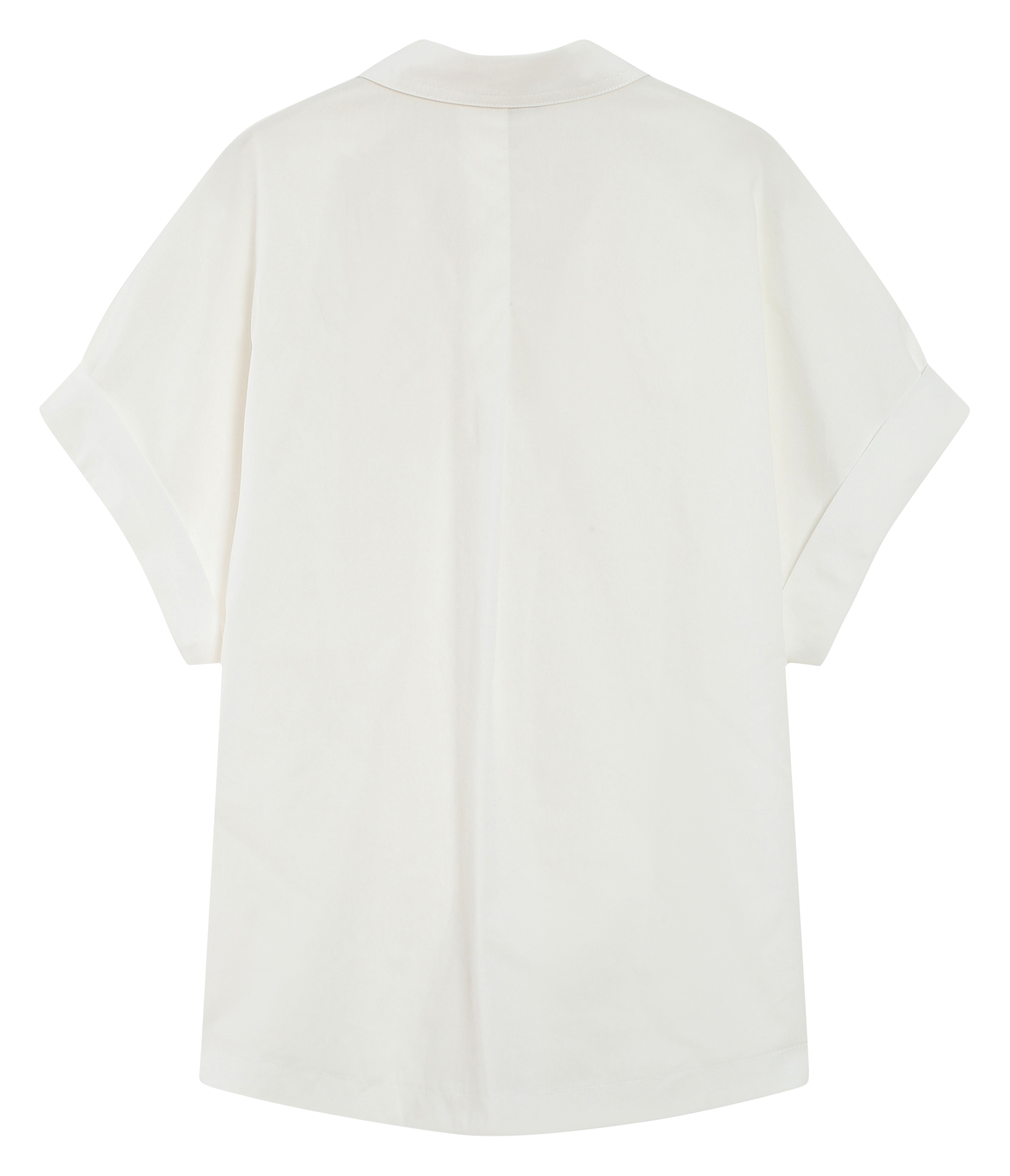 Chemise oversize col classique en coton GRACE ET MILA Beige