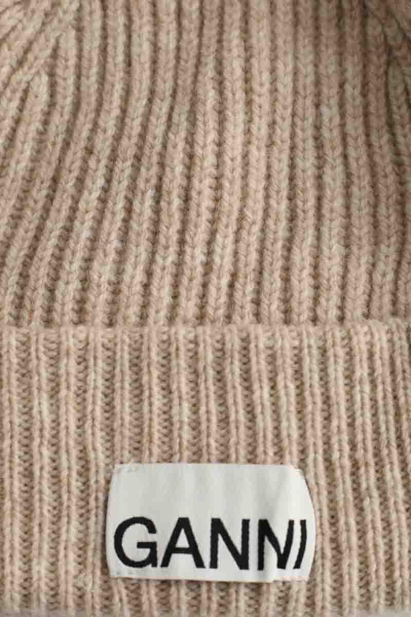 Beanie GANNI - Seconde Main Beige