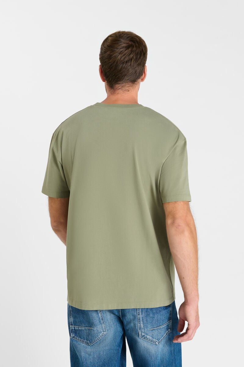 Tommy Badge T-shirt LE TEMPS DES CERISES Khaki