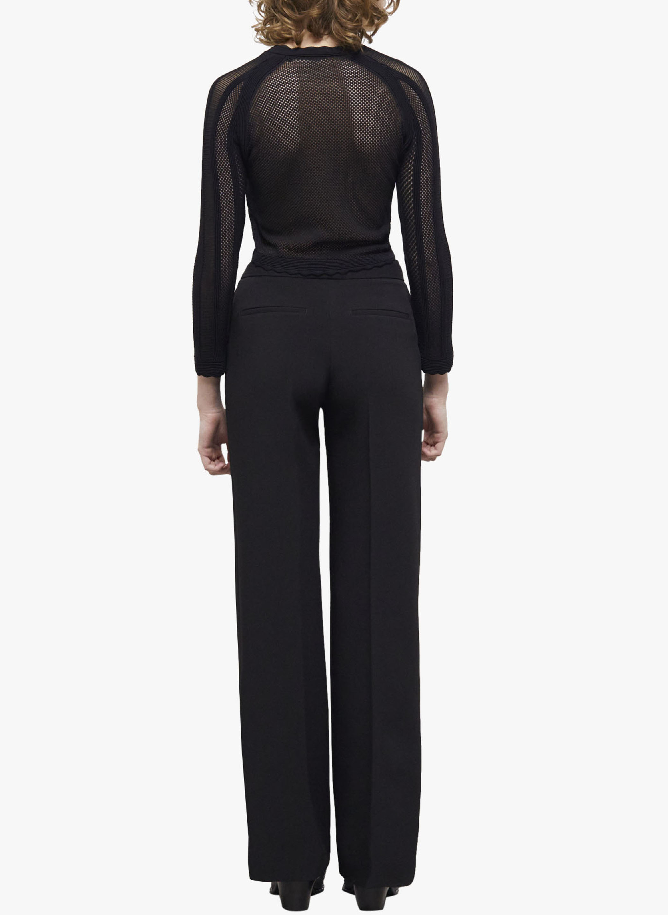 Gilet en maille à col rond  THE KOOPLES Noir