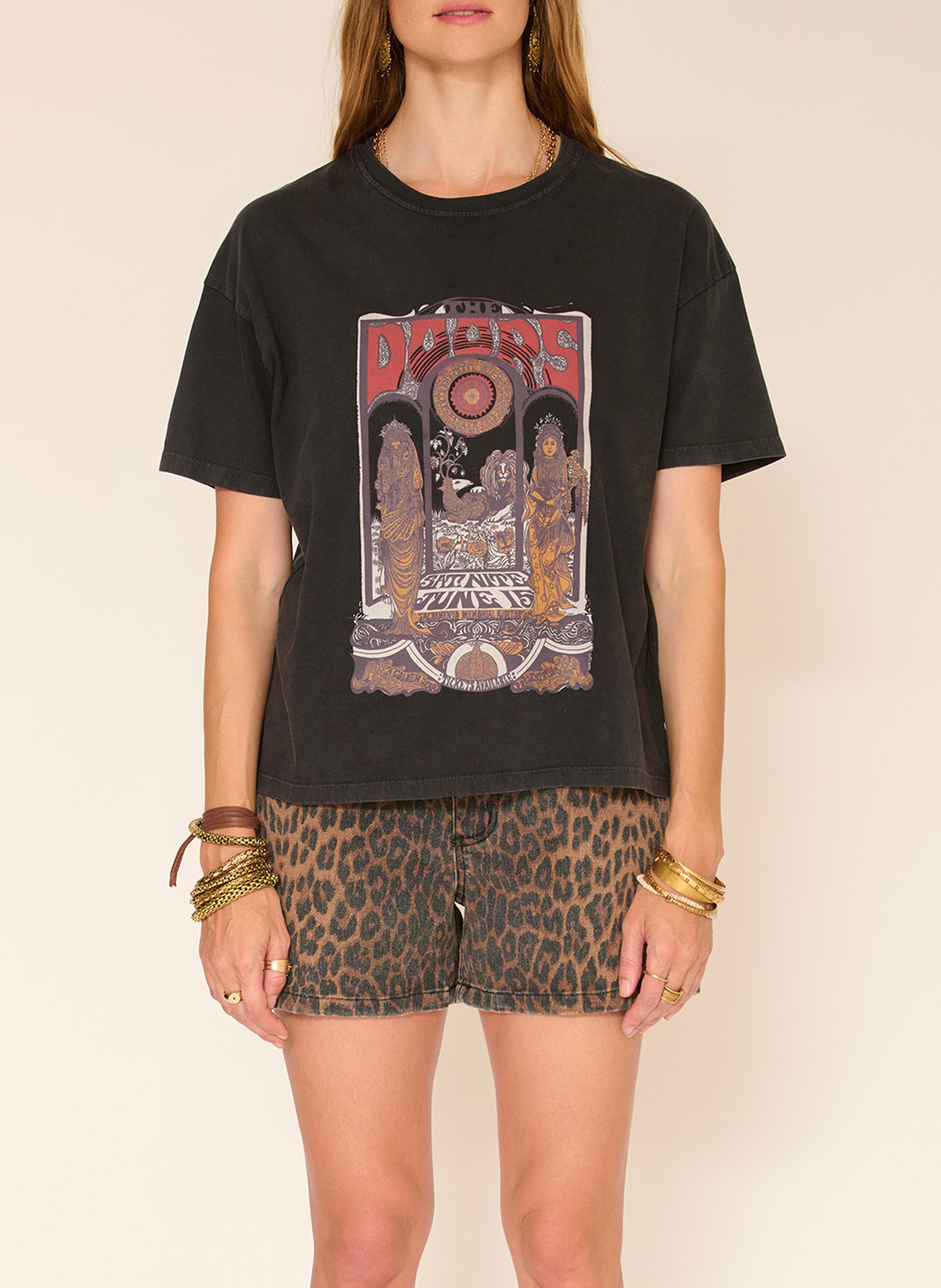 Camiliday round-neck sleeveless cotton top MKT Black