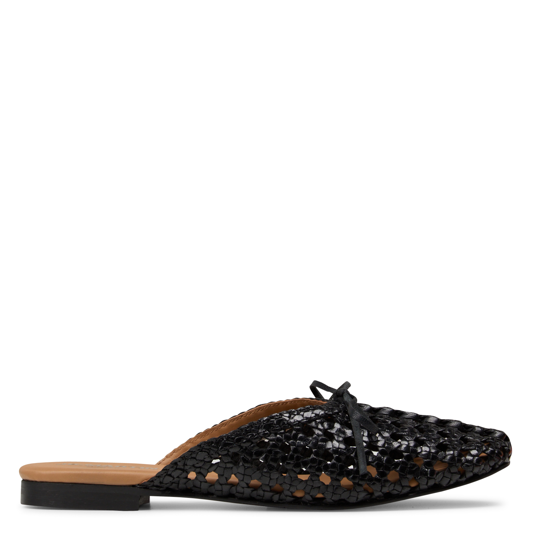 Braided leather mules JB MARTIN Black