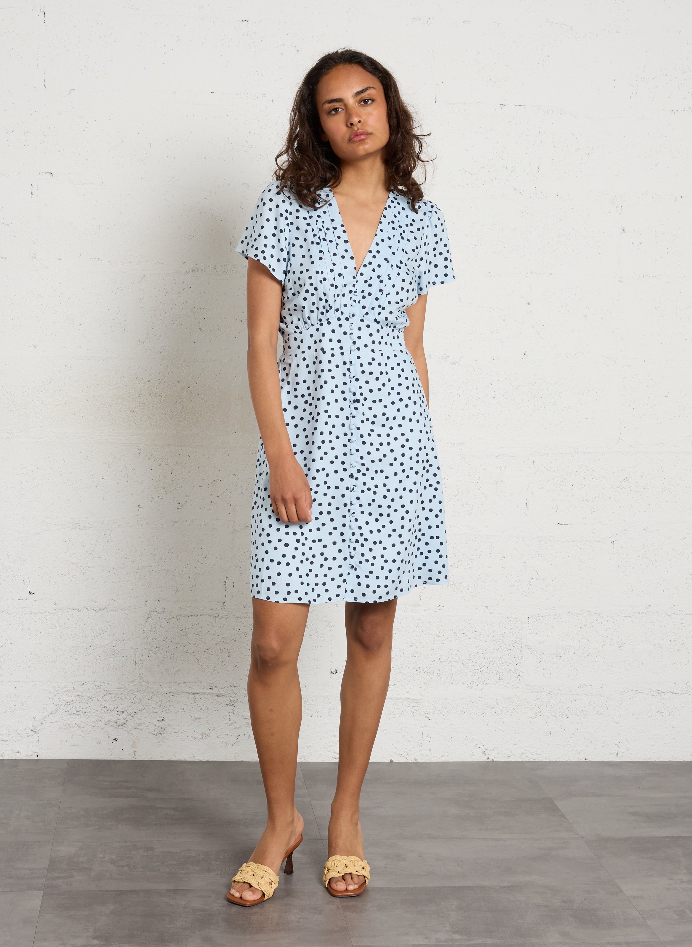 Sandaaltje met hak BIBI LOU Beige