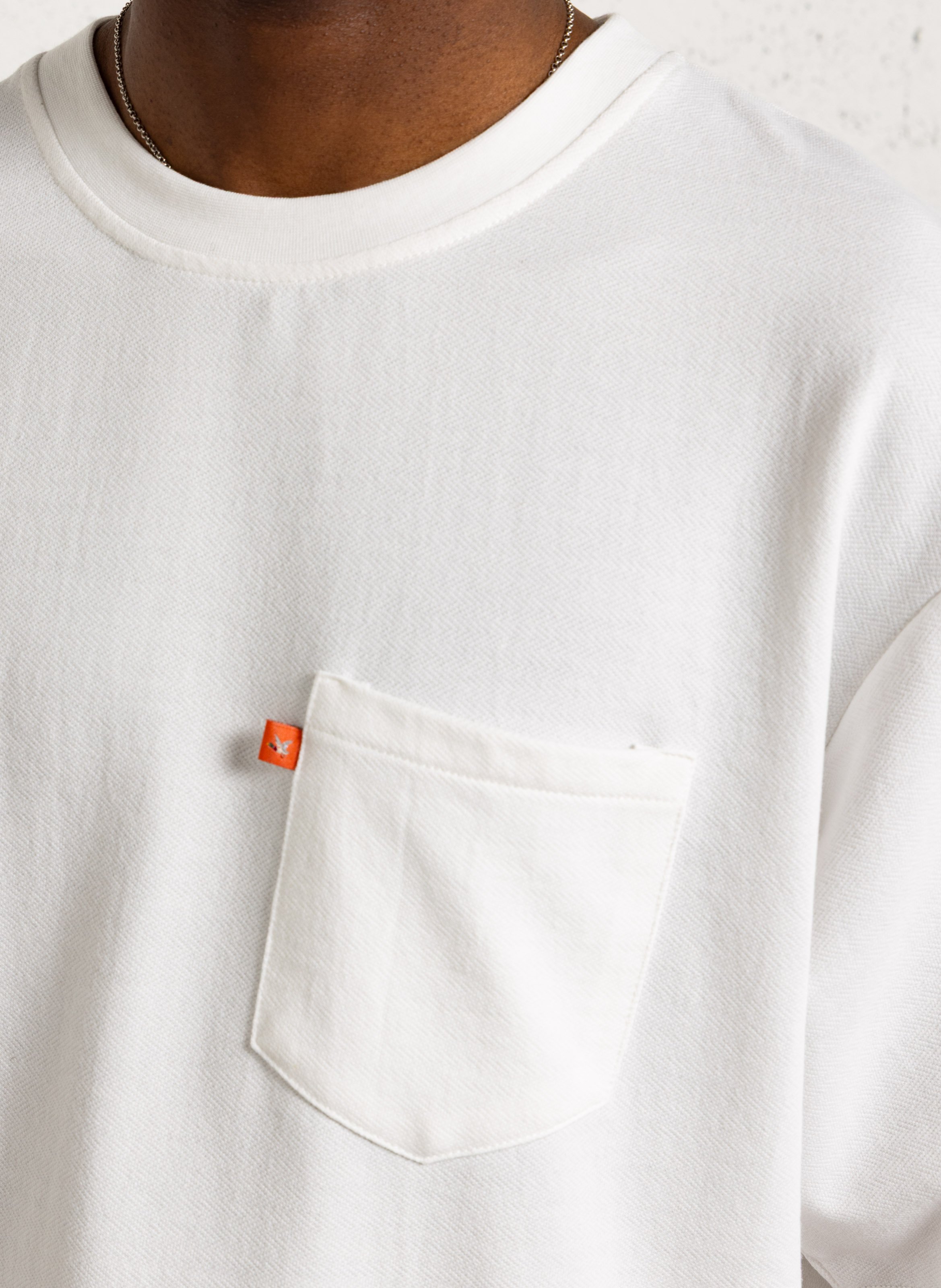 Tee-shirt droit manches courtes uni CHEVIGNON Blanc