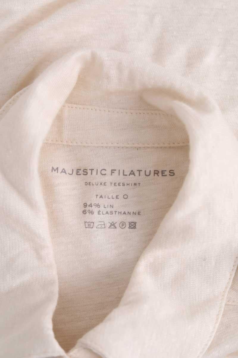 Shirt MAJESTIC FILATURES - SECONDE MAIN Beige